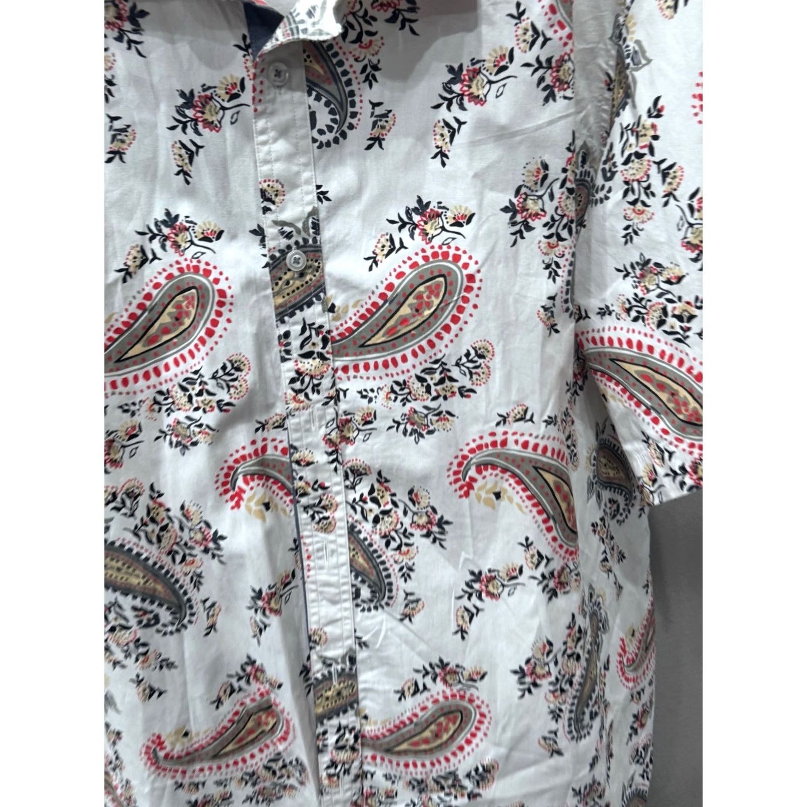 Cremieux Daniel Cremieux Premium Paisley Shirt 2XB Men Short Sleeve Button Up Multicolor Shirt Size US XXL / EU 58 / 5 - 4 Thumbnail