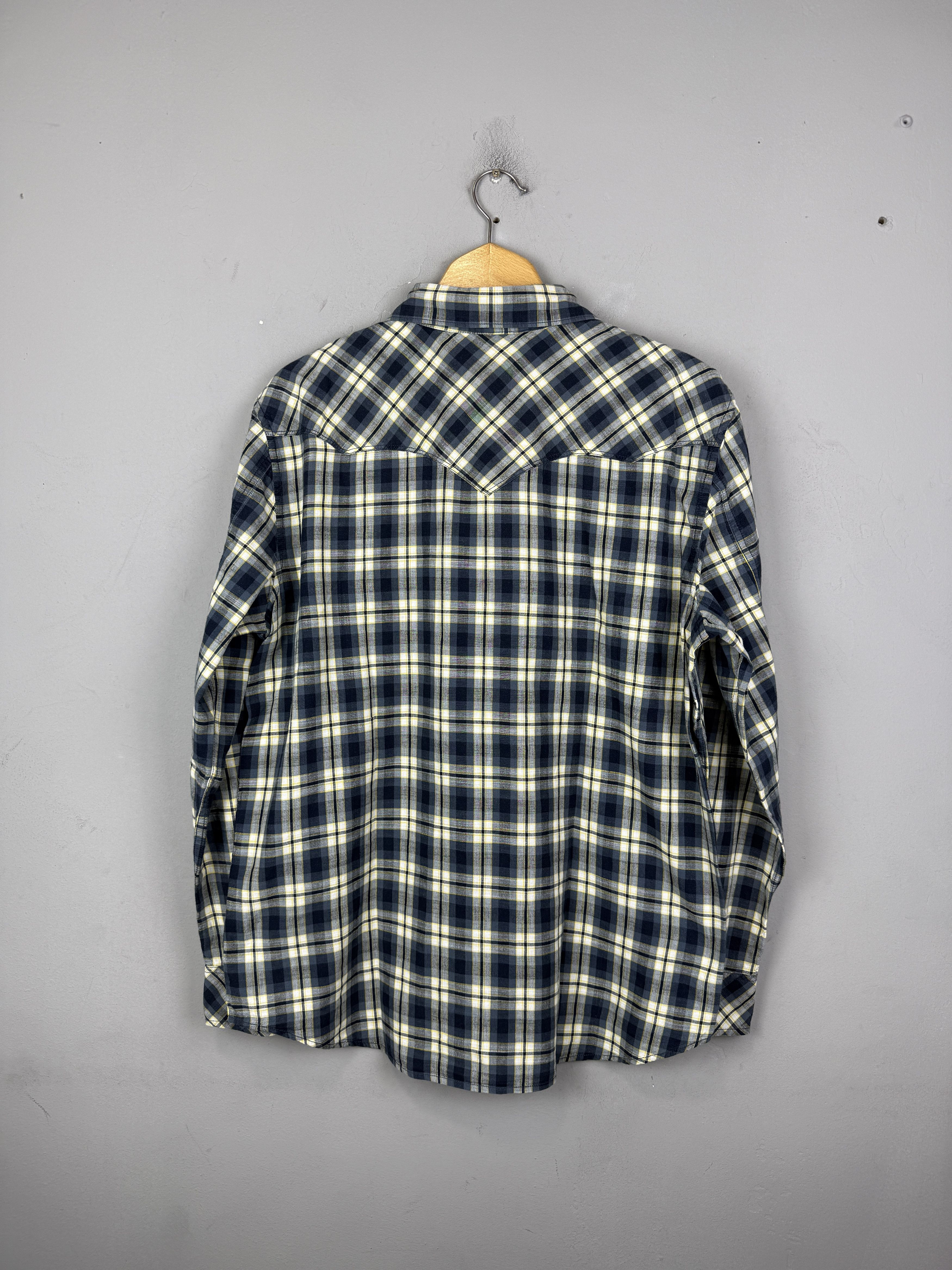 Diesel × Flannel Diesel Shirt Check Multicolor Plaid Regular Pockets Western Size US XL / EU 56 / 4 - 4 Thumbnail