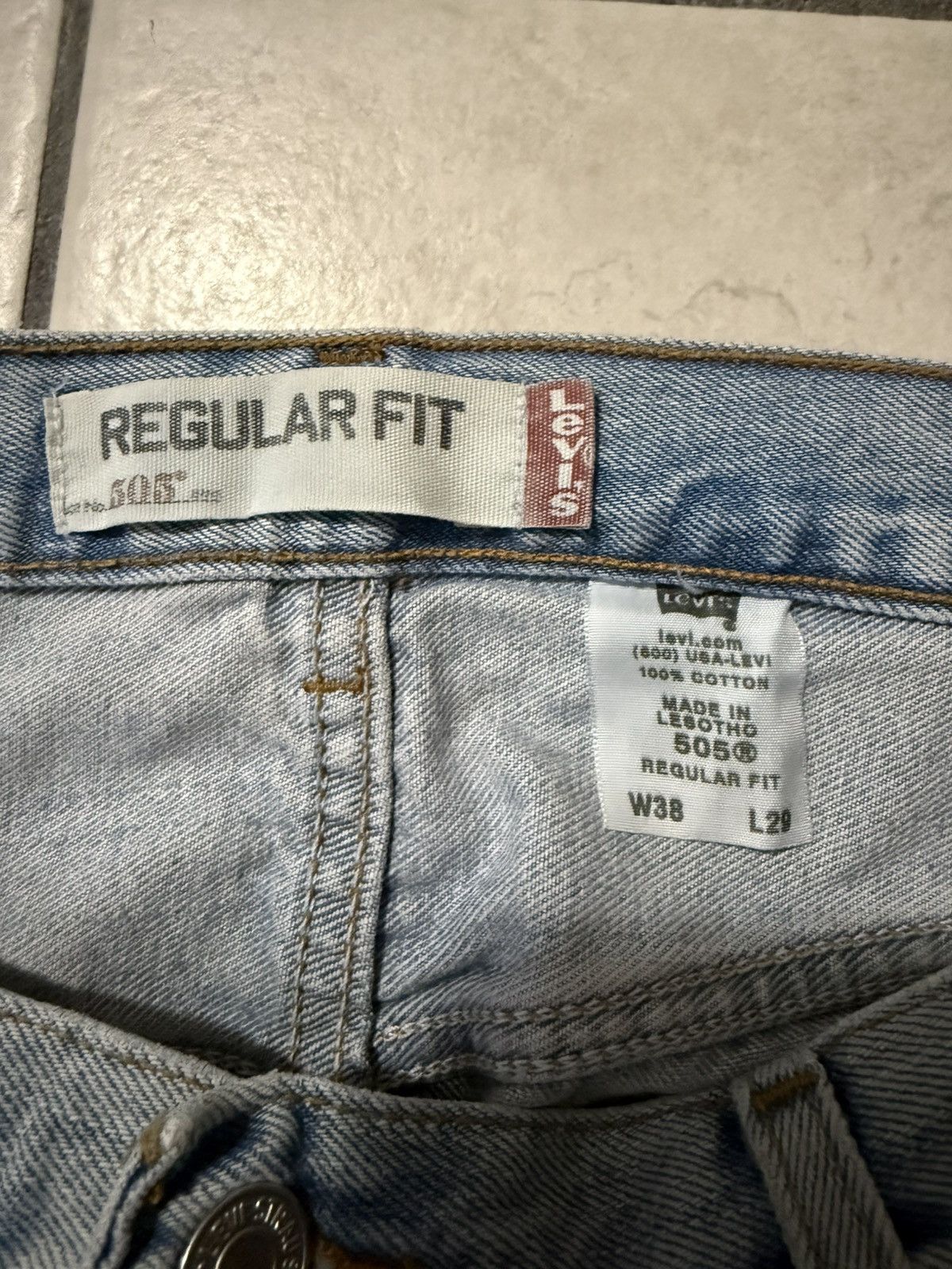 Levi's Levi’s 505 regular fit Size US 38 / EU 54 - 3 Thumbnail