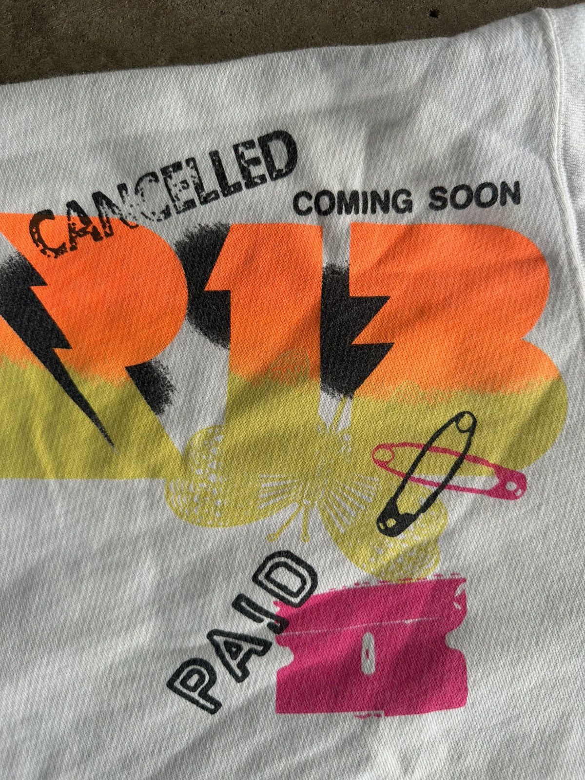 Japanese Brand × Polo Ralph Lauren R13 Graffiti Oversized Crewneck White Sweater Size Large Size L / US 10 / IT 46 - 11 Thumbnail