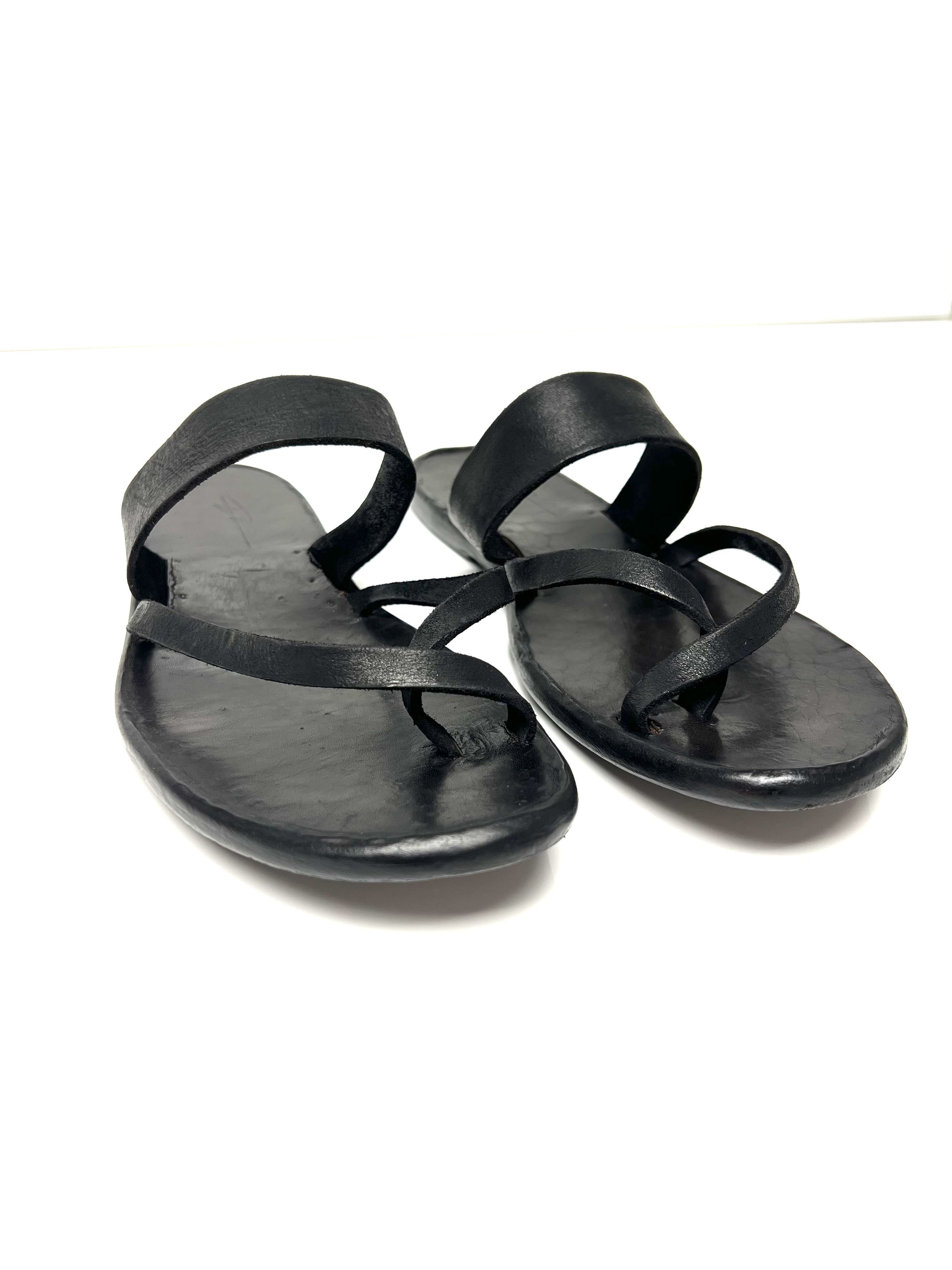 Dimissianos & Miller DIMISSIANOS & MILLER MENS LEATHER SLIDE / SLIP ON SANDALS Size US 12 / EU 45 - 12 Thumbnail