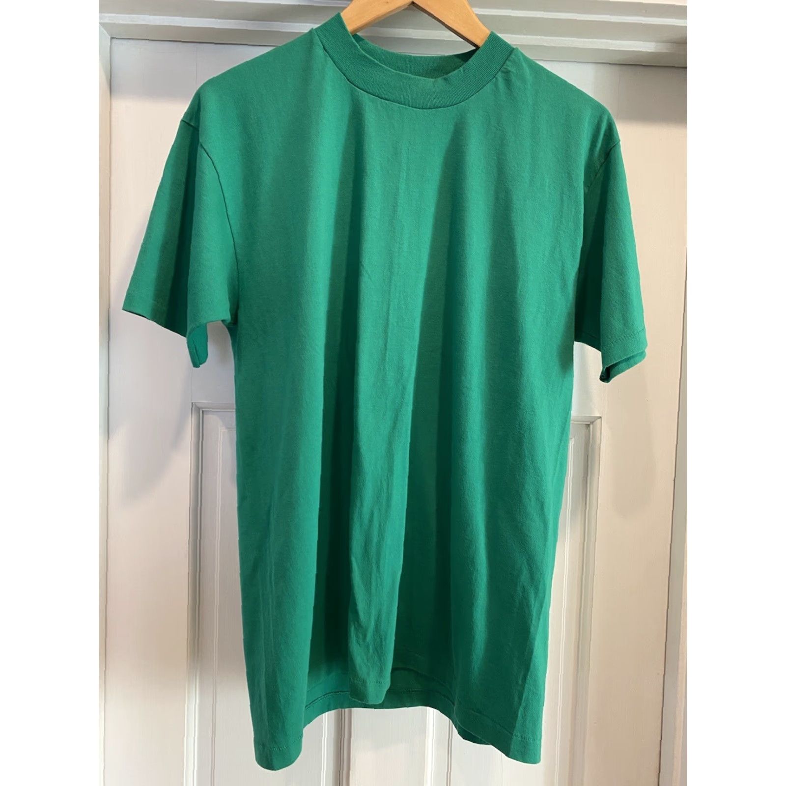 Vintage VINTAGE Mens Large Hersey Racing Enterprises Green Single Stitch Shirt Car 90s SS Crew Neck Womens/Mens Size US L / EU 52-54 / 3 - 3 Thumbnail