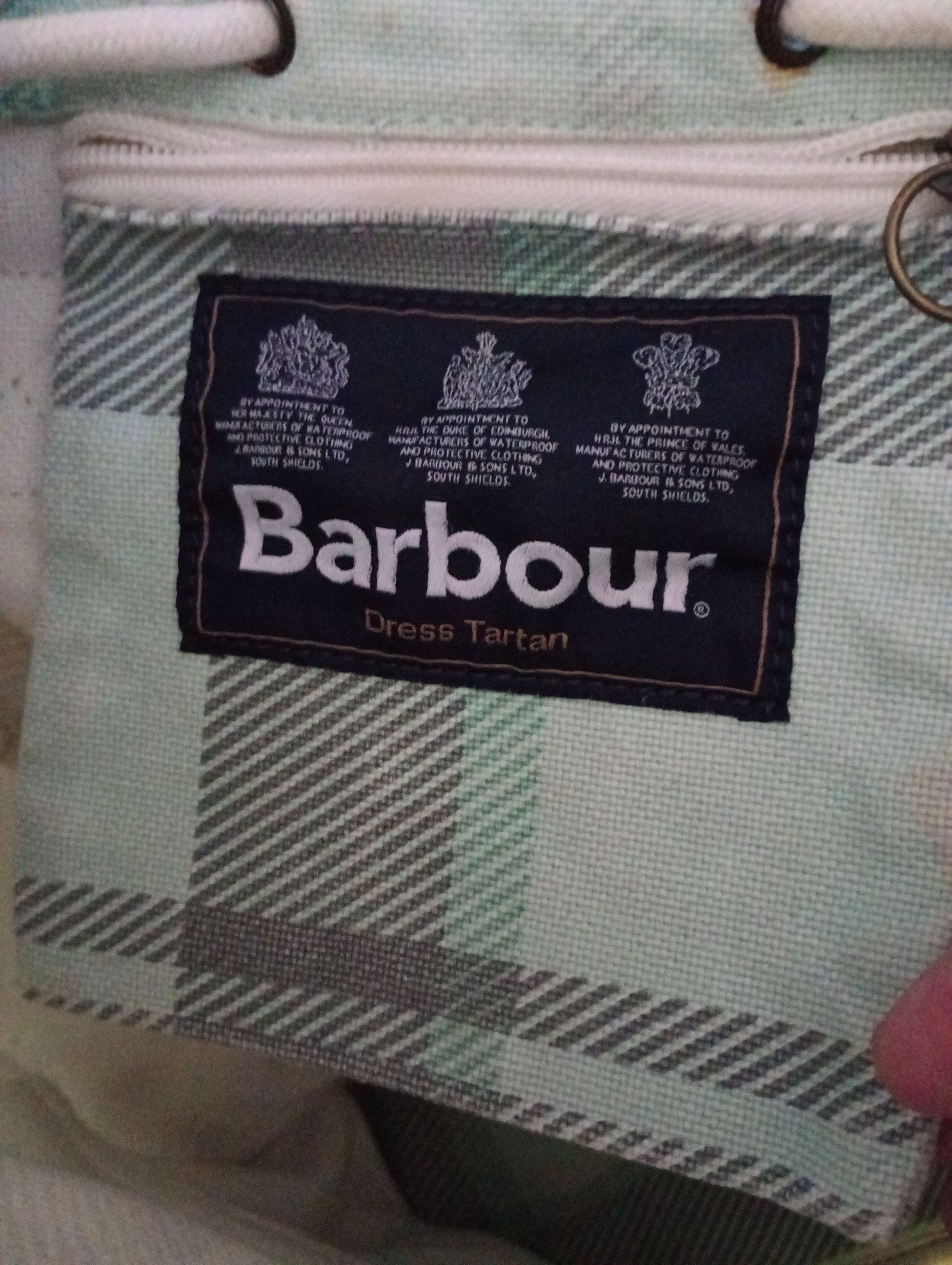 Barbour Barbour Rucksack Check Backpack Green Cotton Leather Size ONE SIZE - 13 Thumbnail