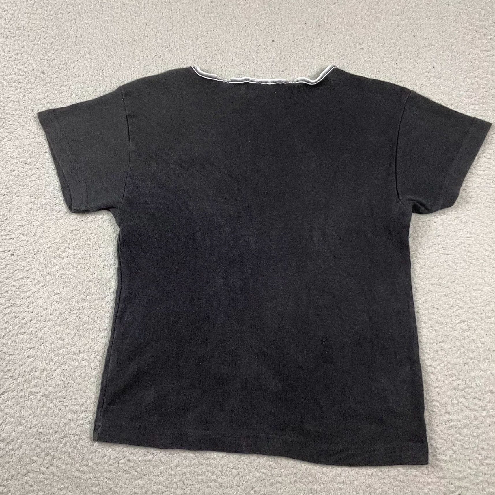 Hard Rock Cafe VINTAGE Hard Rock Cafe T Shirt Womens L Black V-Neck 100% Cotton Casual Retro Slim Womens Size L / US 10 / IT 46 - 5 Thumbnail