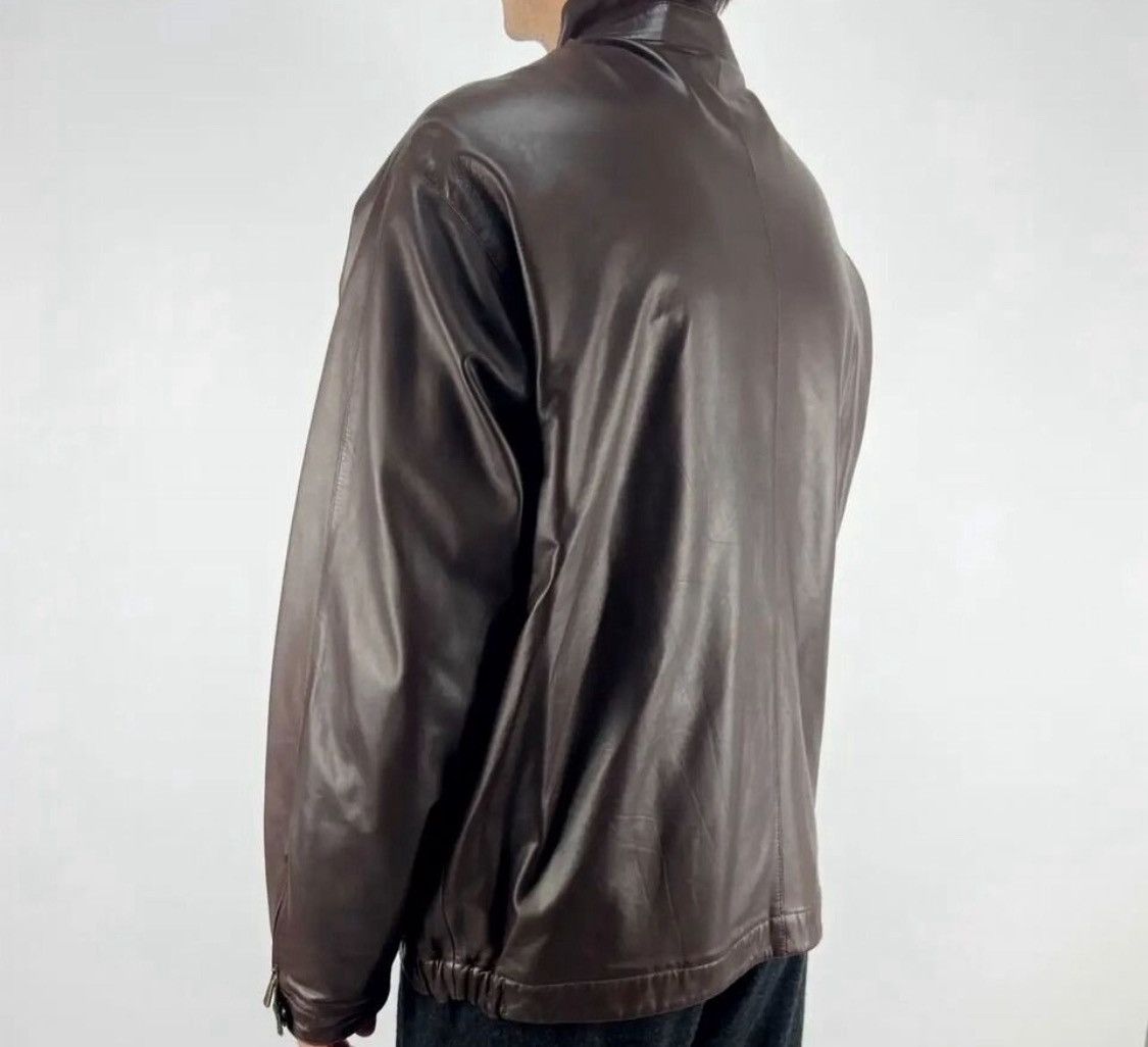 Loro Piana Loro Piana Leather Biker Jacket Size US XXL / EU 58 / 5 - 2 Thumbnail