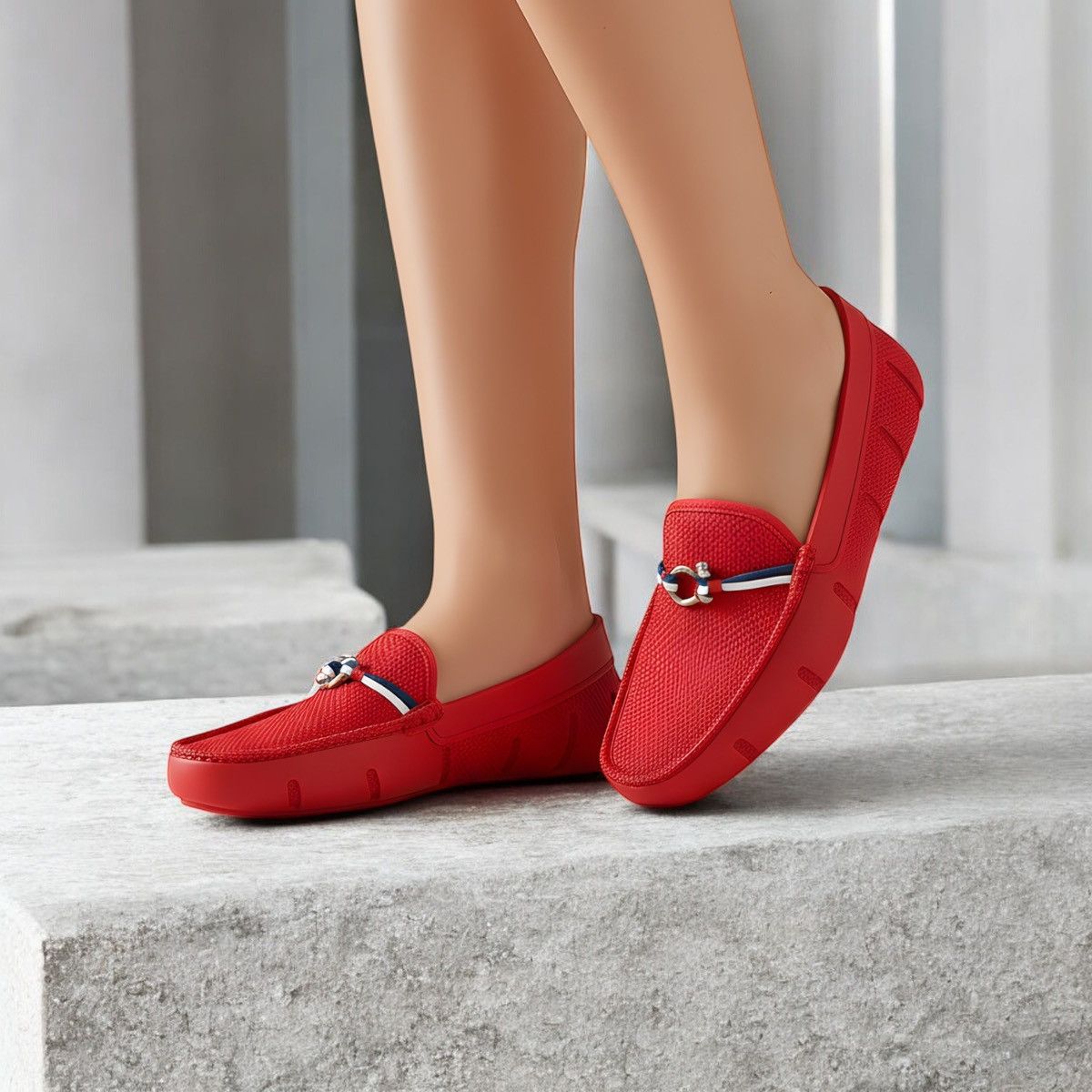 Swims Swims Unisex Wide Fit Riva Red Women’s sz 9 / Men’s Sz 7 Size US 9 / IT 39 - 1 Thumbnail