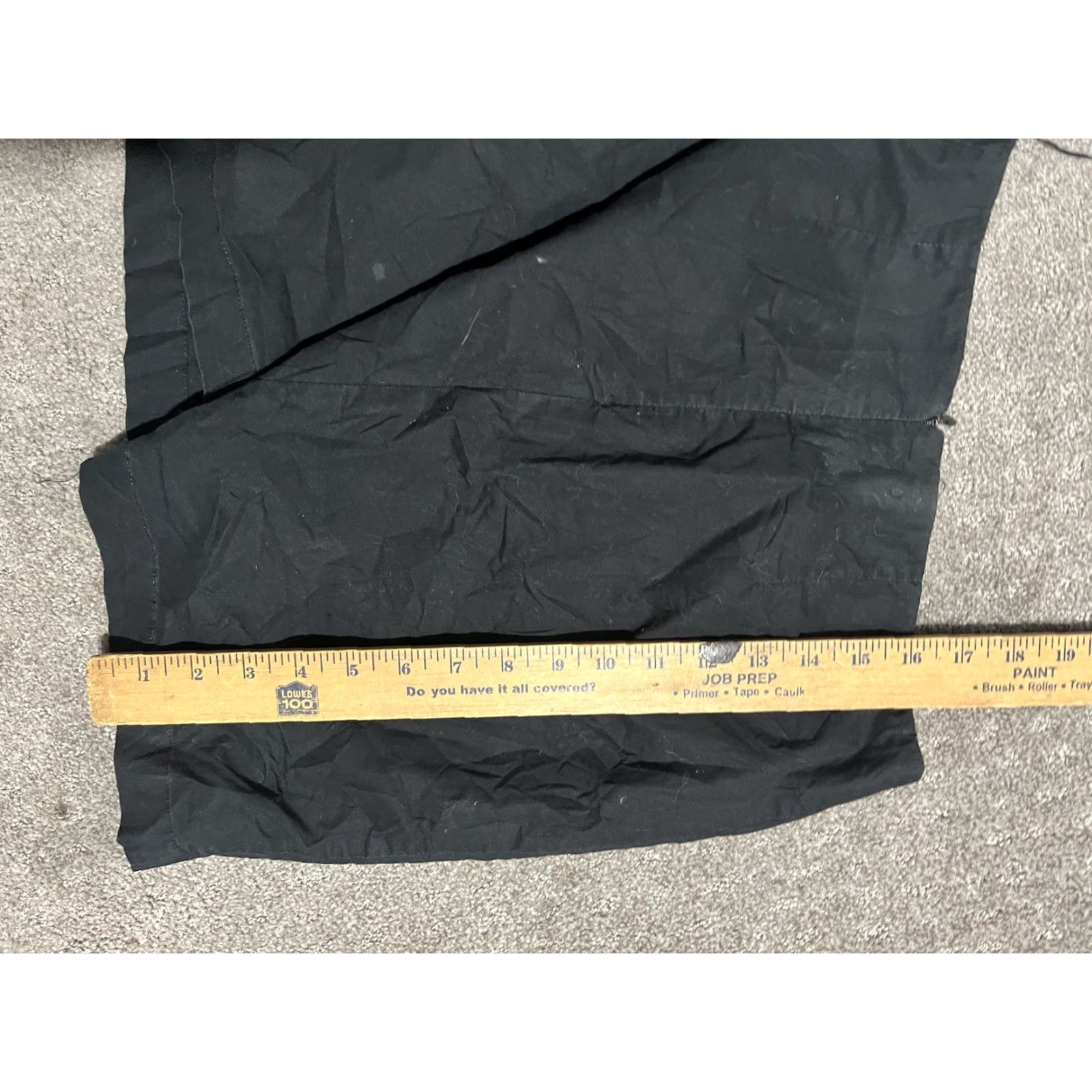Gap VINTAGE Gap Skirt Black Cotton Spandex 6 Short Zip Back Up to Date Cargo Pockets Womens Size 28" / US 6 / IT 42 - 4 Thumbnail