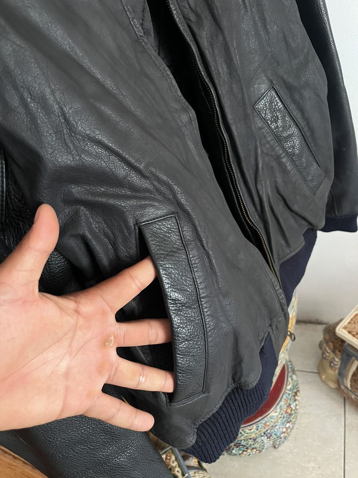 Mr. Junko Mr Junko by Junko Koshino Big J² Boomber Leather Jacket Size US L / EU 52-54 / 3 - 8 Thumbnail