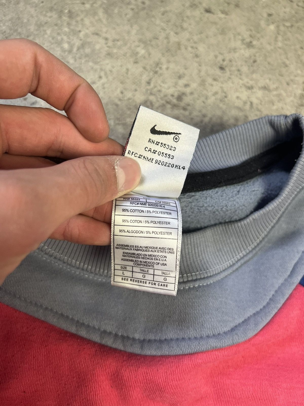 Nike Swoosh Nike Vintage Sweatshirt Y2K Style Oversized Baggy Size US L / EU 52-54 / 3 - 6 Thumbnail