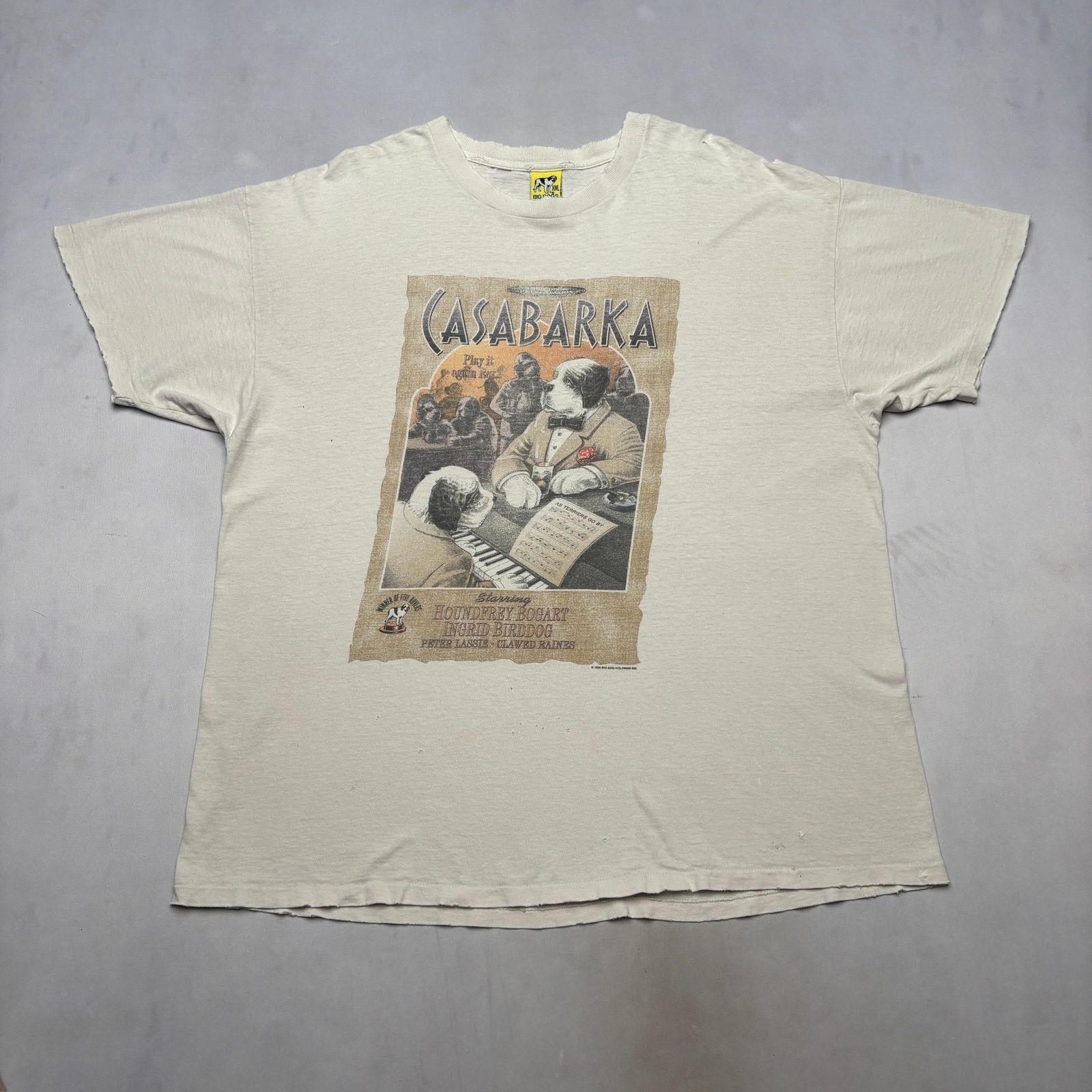 Big Dogs Vintage 90s Big Dogs Casablanca Tee Shirt Men's 2XL XXL Size US XXL / EU 58 / 5 - 2 Thumbnail