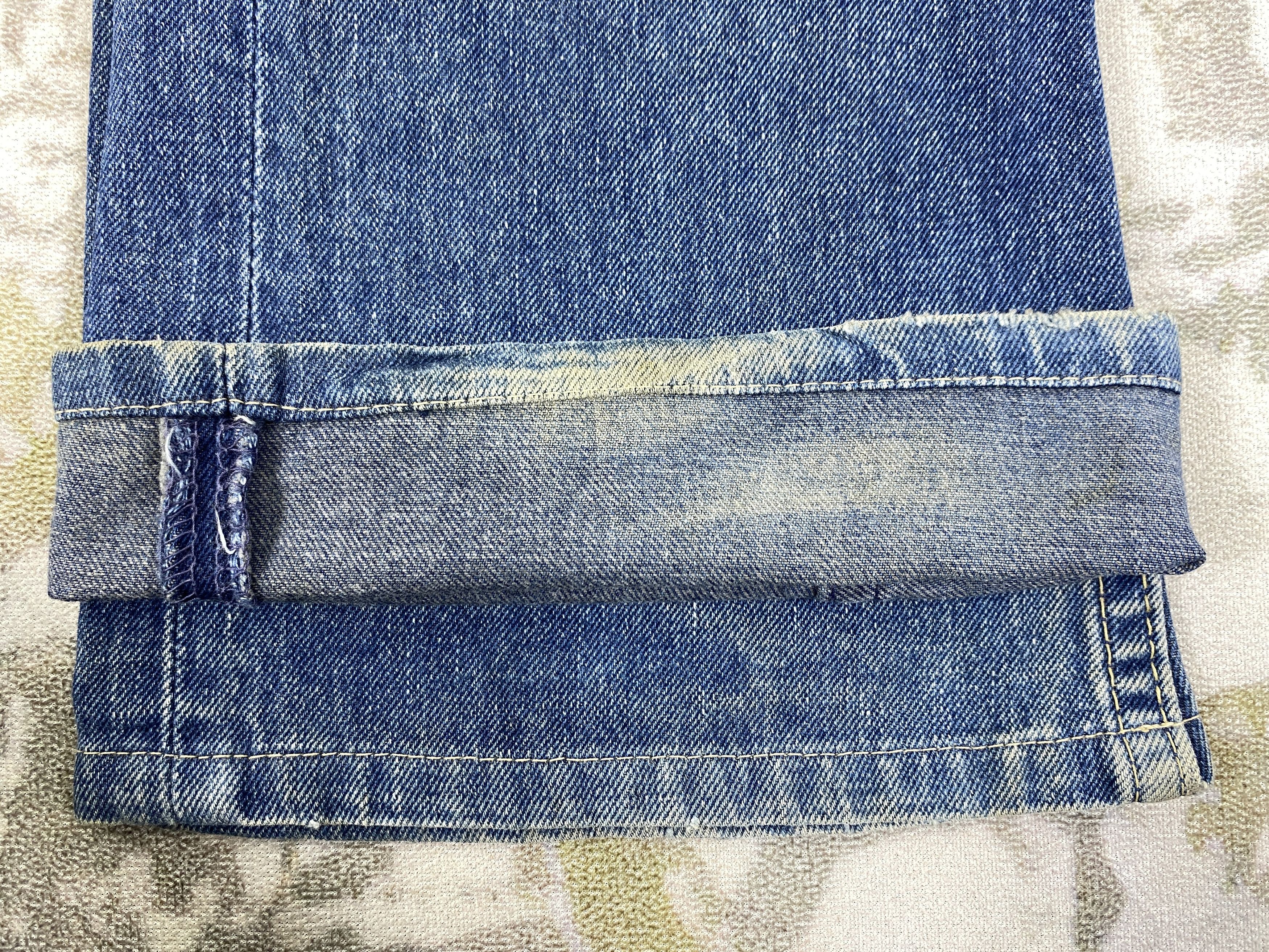 Levi's Dirty Blue Vintage Levi's 927 Flared 31x27 Denim -JN953 Size US 31 - 13 Thumbnail
