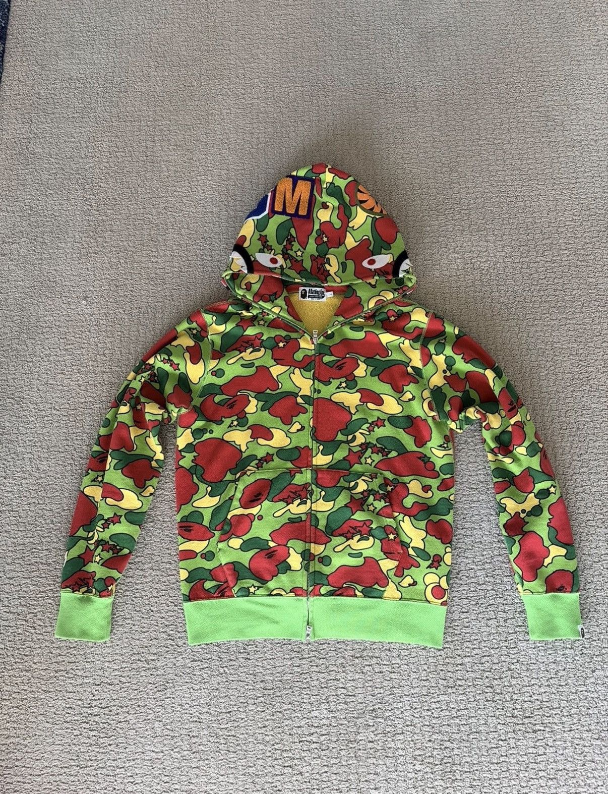 Bape Bape psych camo hoodie Size US L / EU 52-54 / 3 - 1 Thumbnail