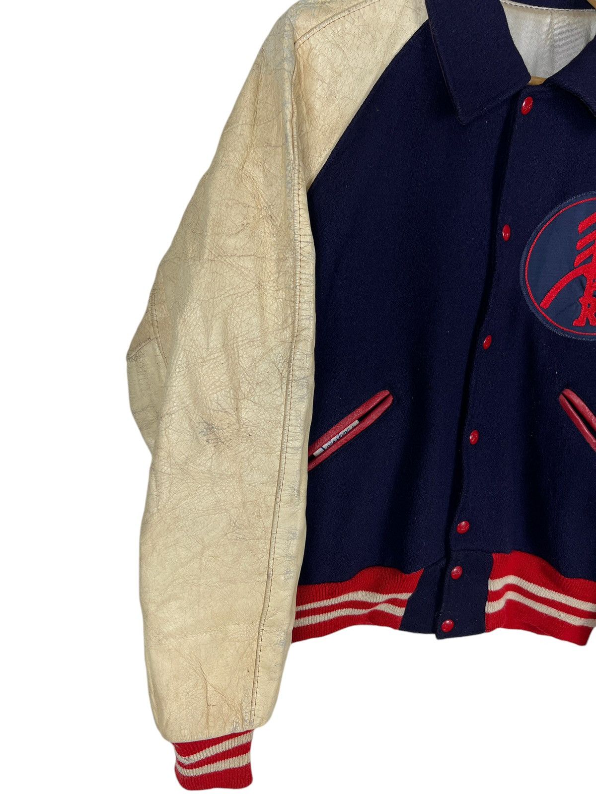 Vintage 🔥 50s VINTAGE SPEEDLINE STADIUM VARSITY BOMBER JACKET Size US L / EU 52-54 / 3 - 5 Thumbnail