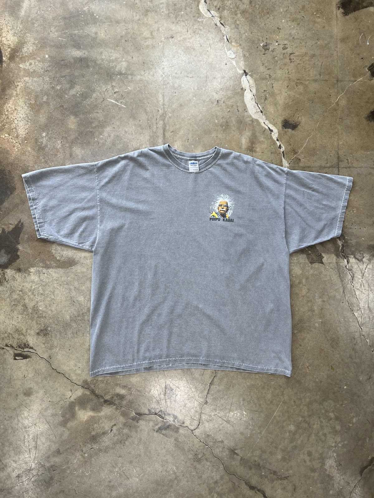 Vintage Vintage Poipu Surf Kauai Albert Einstein Hawaiian Tee 3XL Size US XXL / EU 58 / 5 - 5 Thumbnail