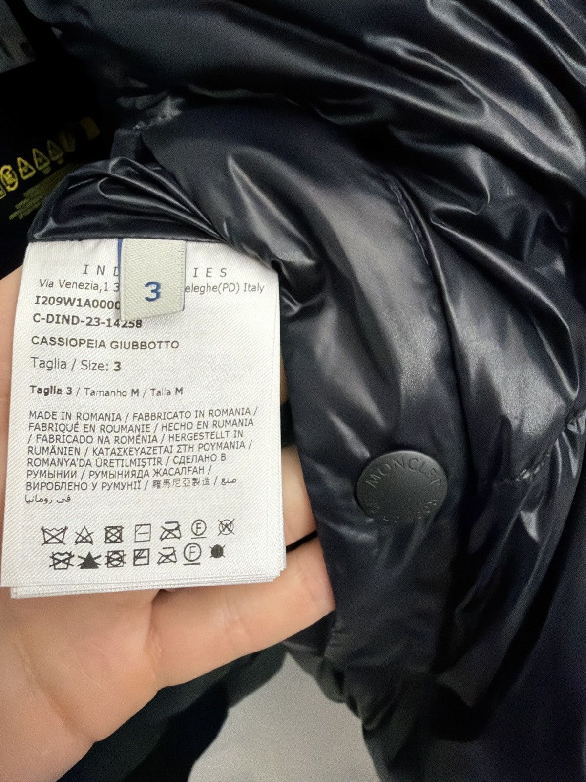 Moncler Genius NEW Moncler Genius Cassiopeia reverse bomber leather jacket Size US L / EU 52-54 / 3 - 16 Thumbnail