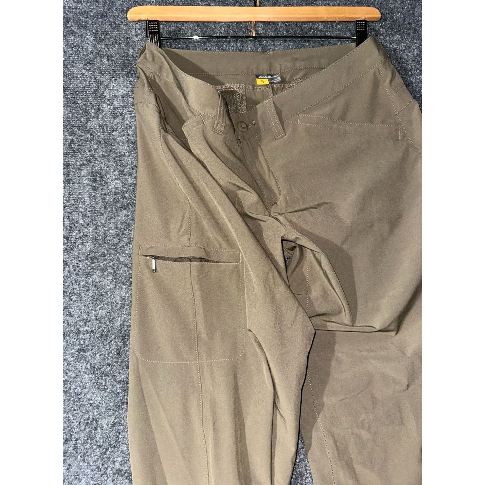 Eddie Bauer Eddie Bauer Travex Pants Womens 10 Convertible Leg Brown Stretch Cargo Pockets Size 32" / US 10 / IT 46 - 5 Thumbnail