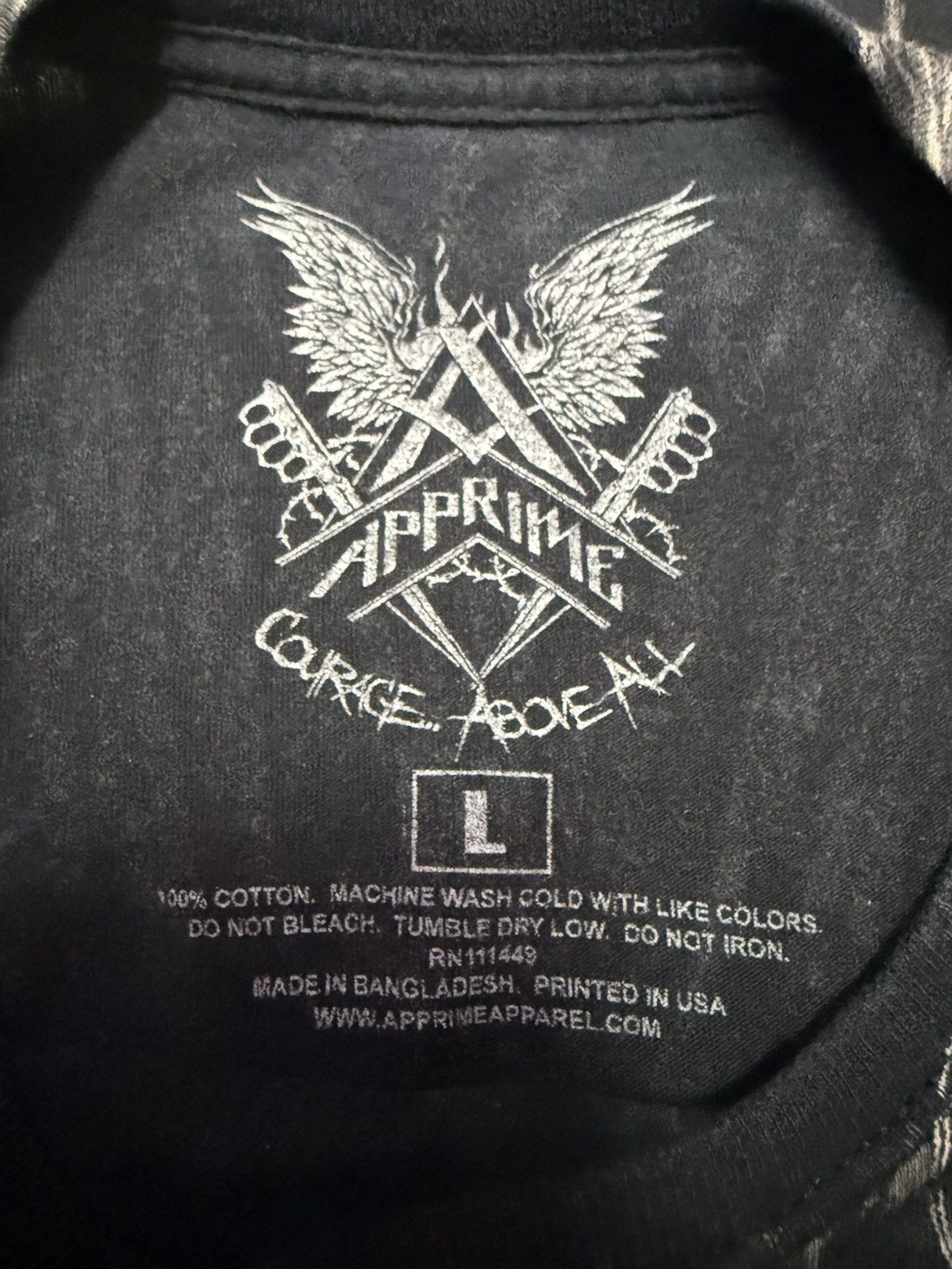 Affliction Y2k Apprime Double Eagle Gothic Insane AOP Tshirt Size US L / EU 52-54 / 3 - 16 Thumbnail