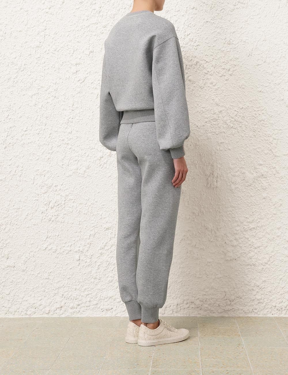 Zimmermann oc11z0825 Illustration Sweater in Grey Size L / US 10 / IT 46 - 4 Thumbnail