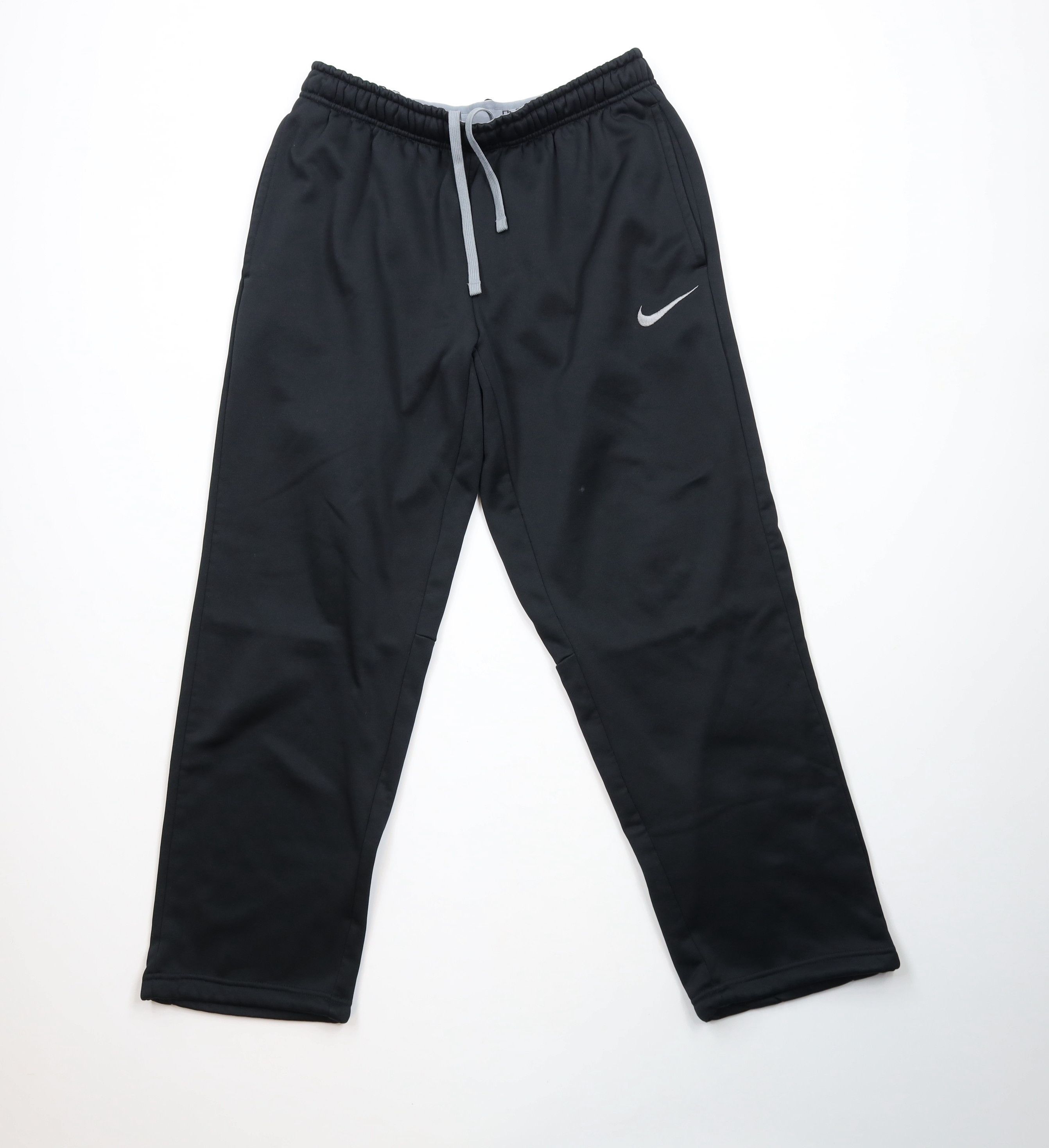Nike × Vintage Vintage Nike Therma Fit Mini Swoosh Wide Leg Sweatpants Size US 36 / EU 52 - 1 Thumbnail