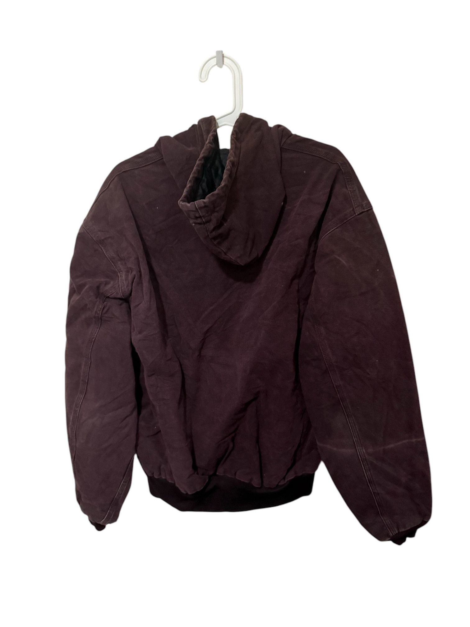 Carhartt Vintage 90s Carhartt J06 BRG Hooded Work Jacket Size US XL / EU 56 / 4 - 2 Thumbnail