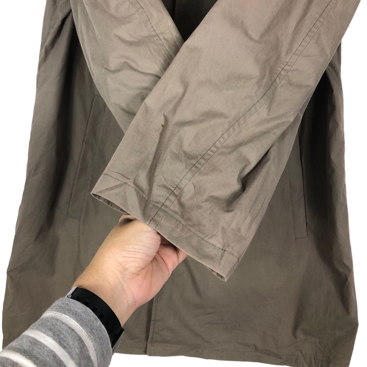 Hugo Boss 🔥Rich Brown - Fly Coats Long Jacket Hugo Boss Double Collar Size US M / EU 48-50 / 2 - 13 Thumbnail