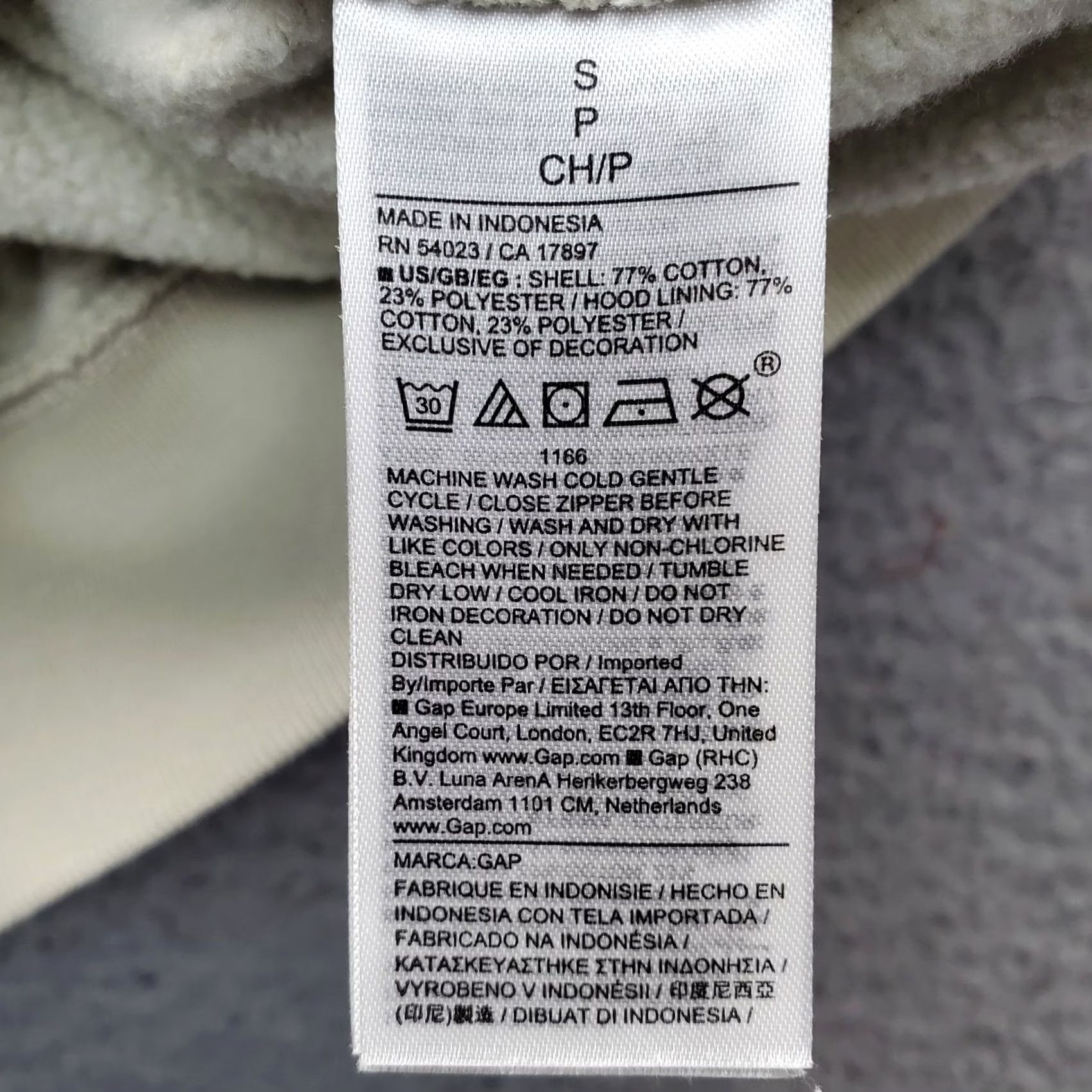 Gap Gap Hoodie Women S Tan Embroidered Logo Full Zip Lined Pockets Activewear Casual Raglan Sleeves Size S / US 4 / IT 40 - 6 Thumbnail