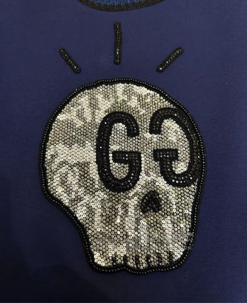 Gucci Gucci Space cotton sweatshirt skull double G sweatshirt Size XXS / US 00 / IT 34 - 5 Thumbnail