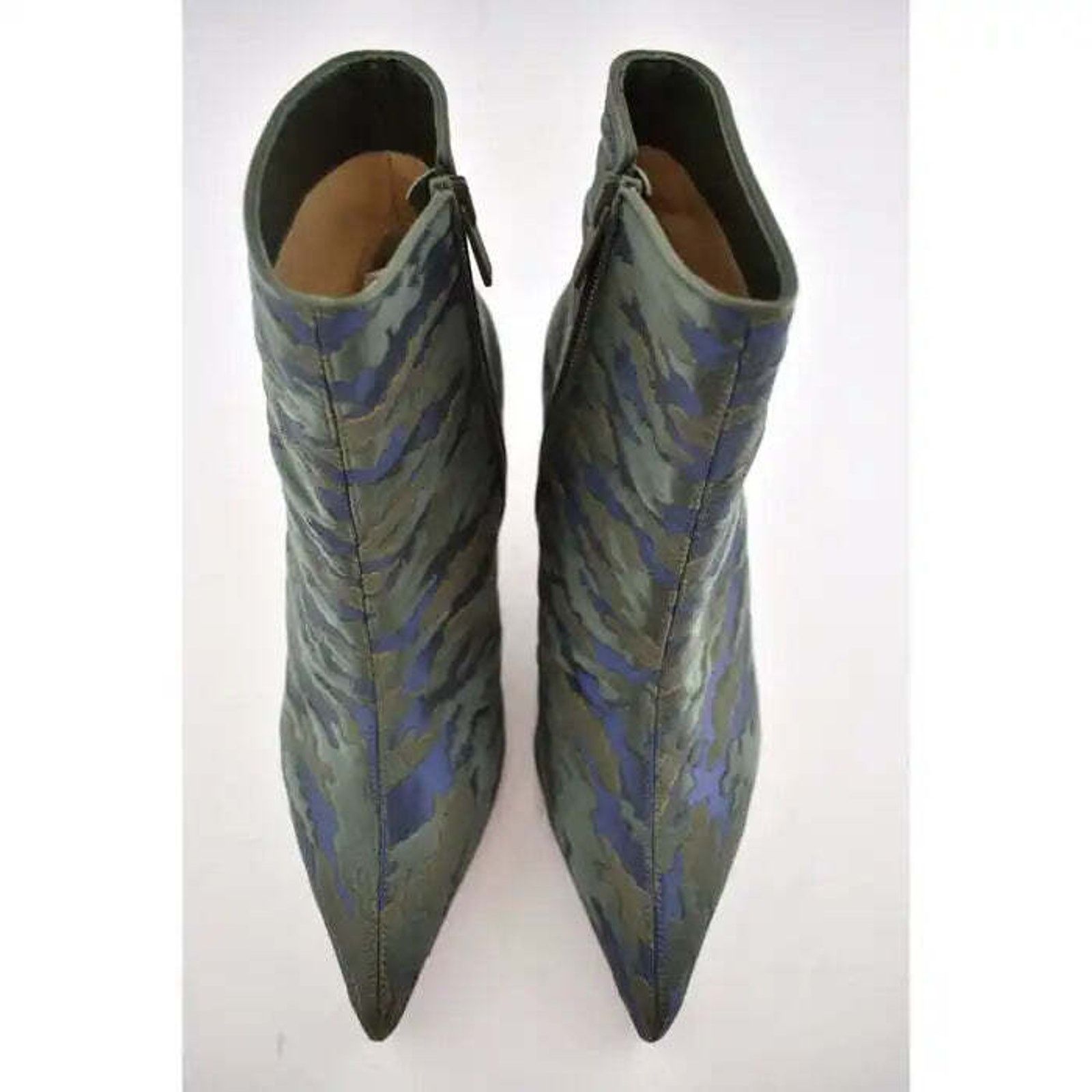 Christian Louboutin Christian Louboutin So Kate Booty 55 Green Blue Camouloubi Size US 6.5 / IT 36.5 - 5 Thumbnail