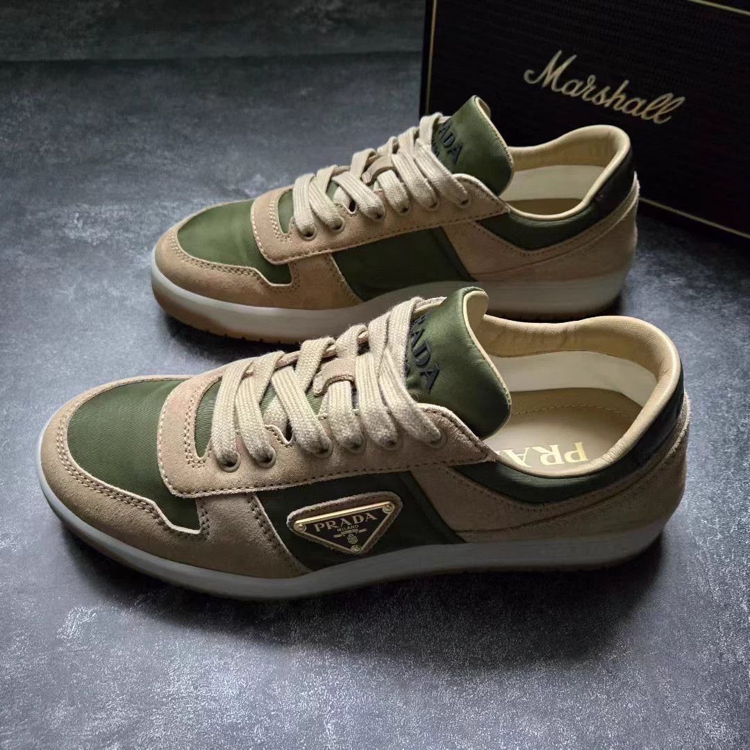 Prada PRADA Downtown mint green 5/39 sneakers worn once Size US 6 / EU 39 - 1 Thumbnail
