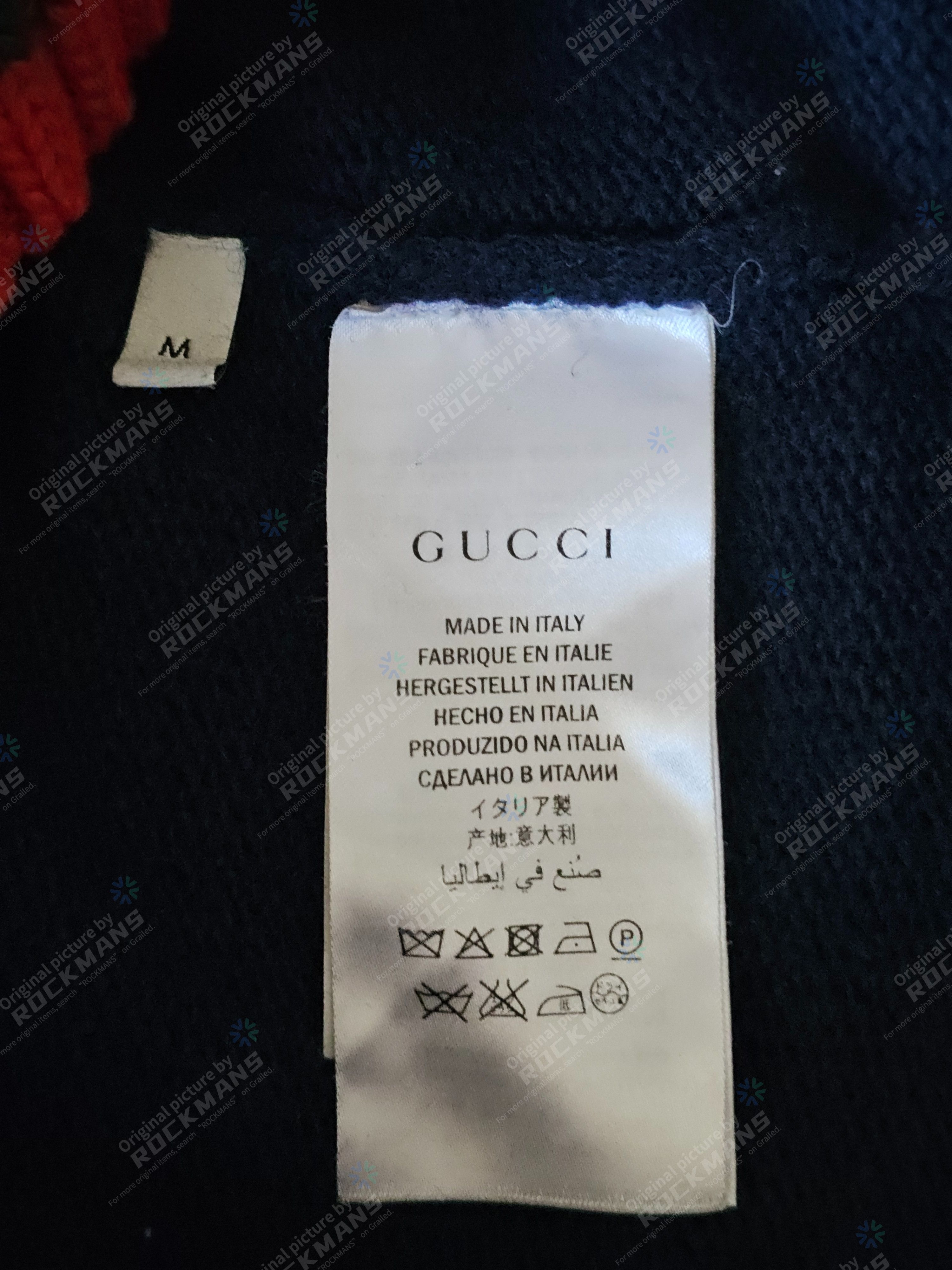 Gucci Gucci Navy Blue Dragon Appliqué Wool Sweater Size M Size US M / EU 48-50 / 2 - 6 Thumbnail