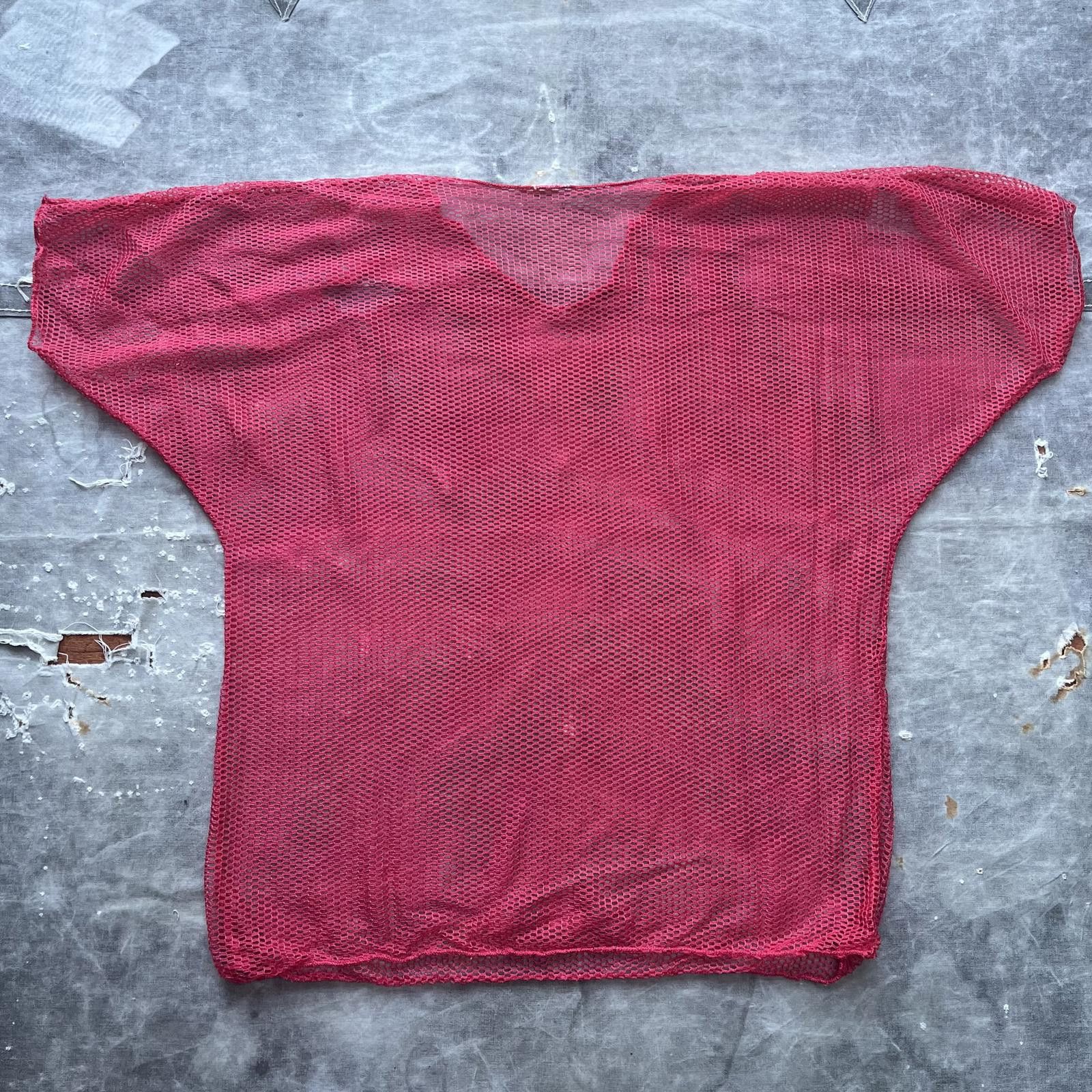 Vintage Vintage 80s Red Mesh Football Sports Grunge Jersey Size US XL / EU 56 / 4 - 2 Thumbnail