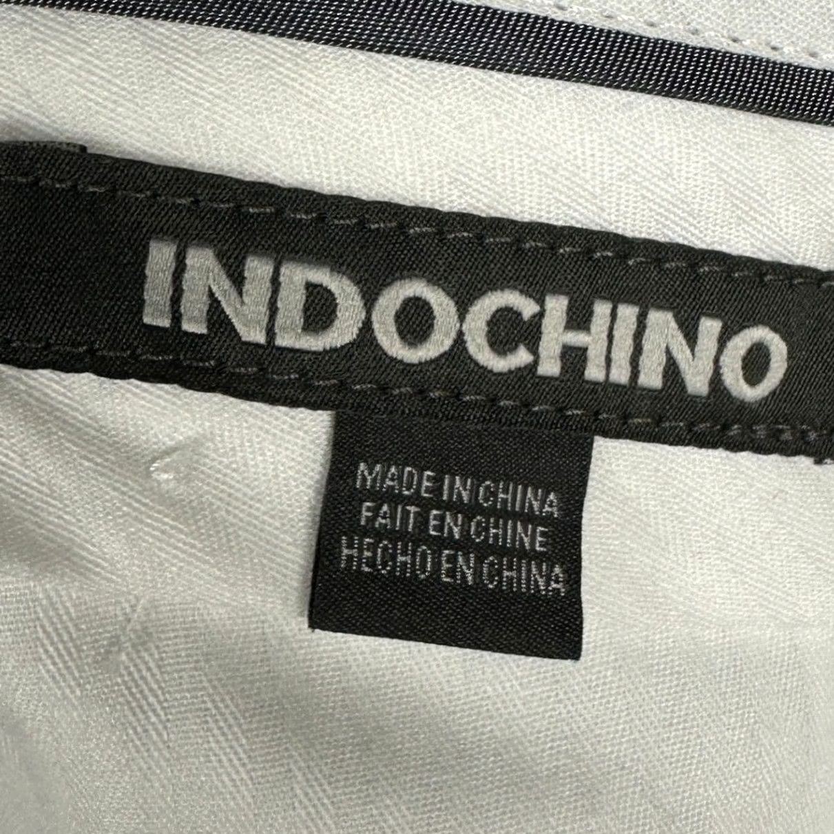 Vintage Indochino Pants Dress Brown Herringbone Wool 36x32 Regular Button Front Slant Pocket Mens Dress Pants Men Brown Herringbone Preppy Business Womens? Size US 32 / EU 48 - 4 Thumbnail