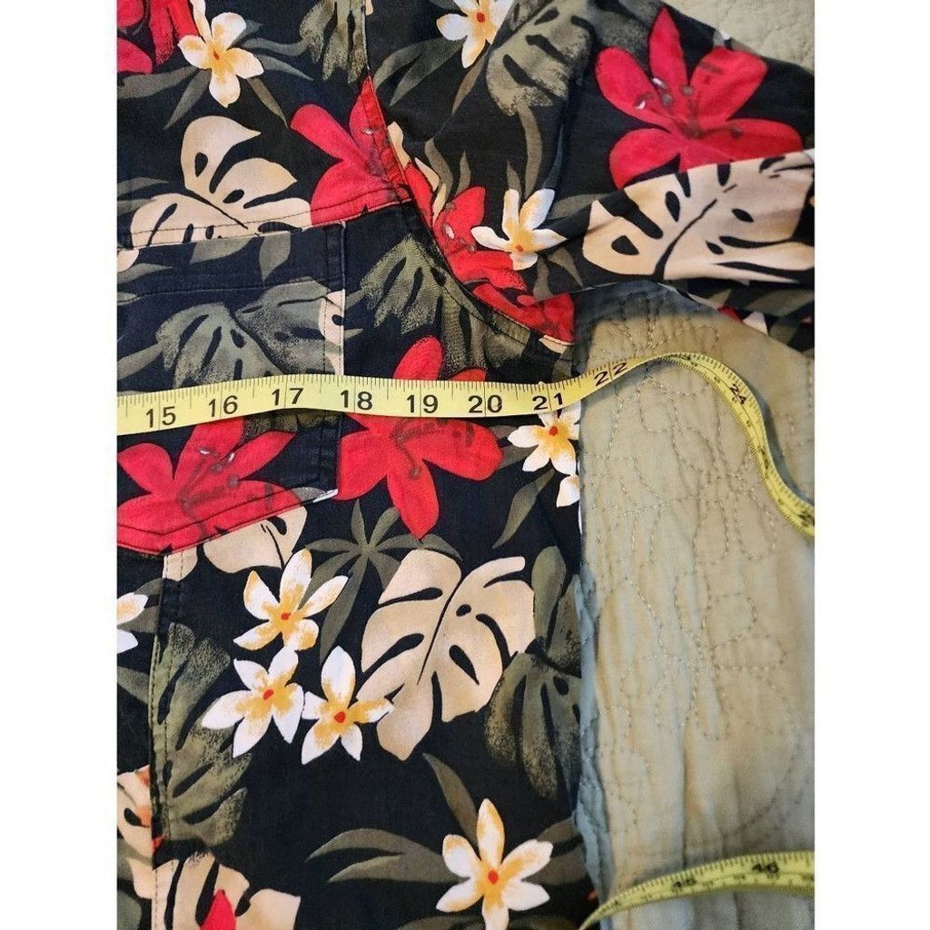 Chicos Chico's Floral Blouse Size L / US 10 / IT 46 - 5 Thumbnail