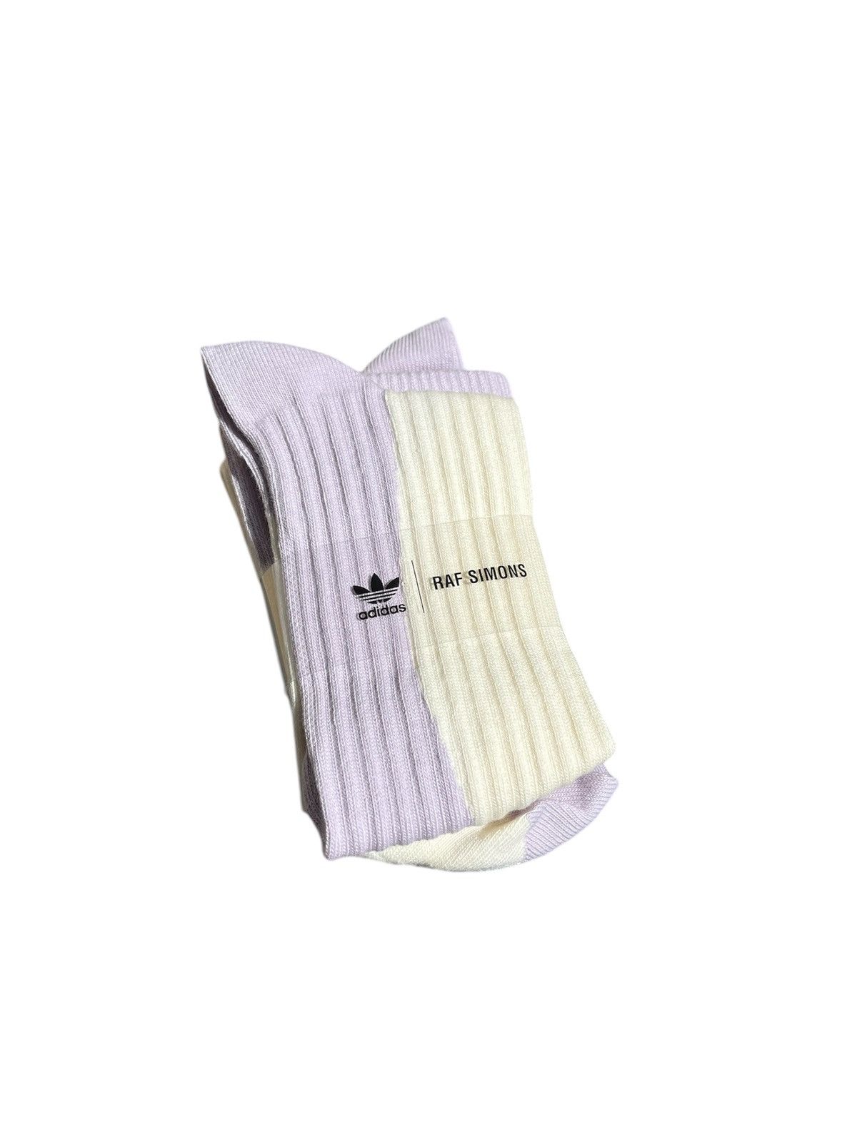 Adidas × Raf Simons Raf Simons Purple Cream socks Size ONE SIZE - 1 Thumbnail