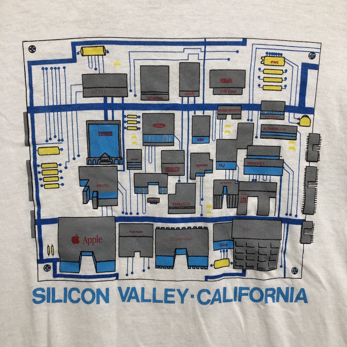 Vintage Vintage Silicon Valley California T-Shirt Size US M / EU 48-50 / 2 - 2 Thumbnail