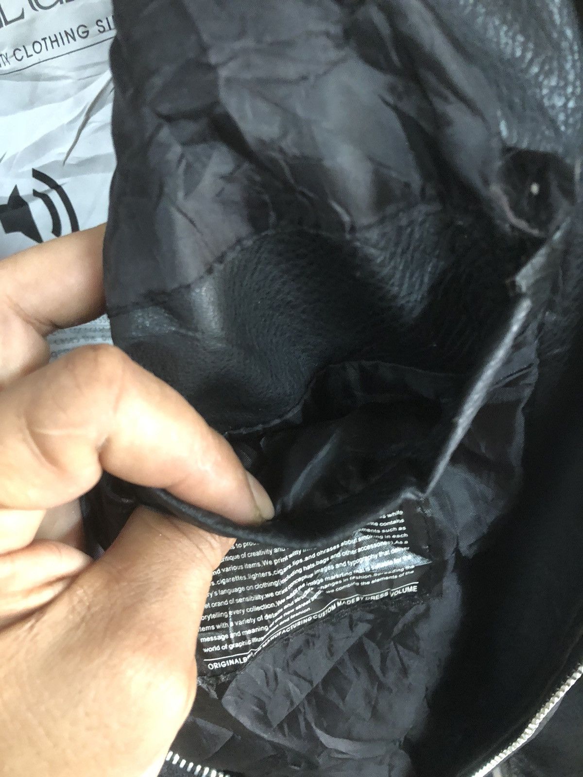 Designer × Japanese Brand vintage Y2K Leather Jacket Dress Volume Punk Design Size US M / EU 48-50 / 2 - 13 Thumbnail