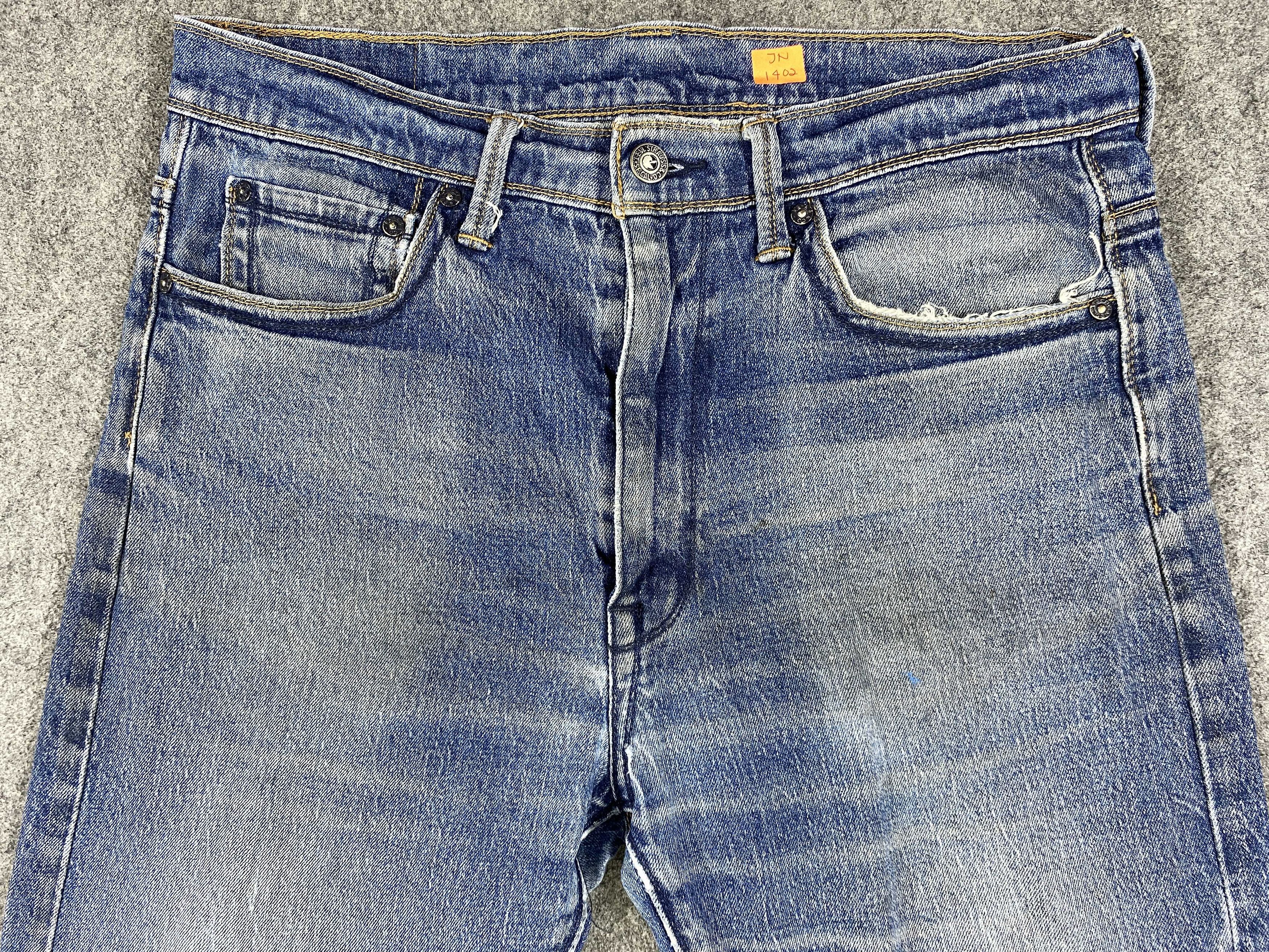 Levi's Vintage Clothing Faded Blue Levi's 522 Jeans 32x27.5 Denim -JN1402 Size US 32 / EU 48 - 3 Thumbnail