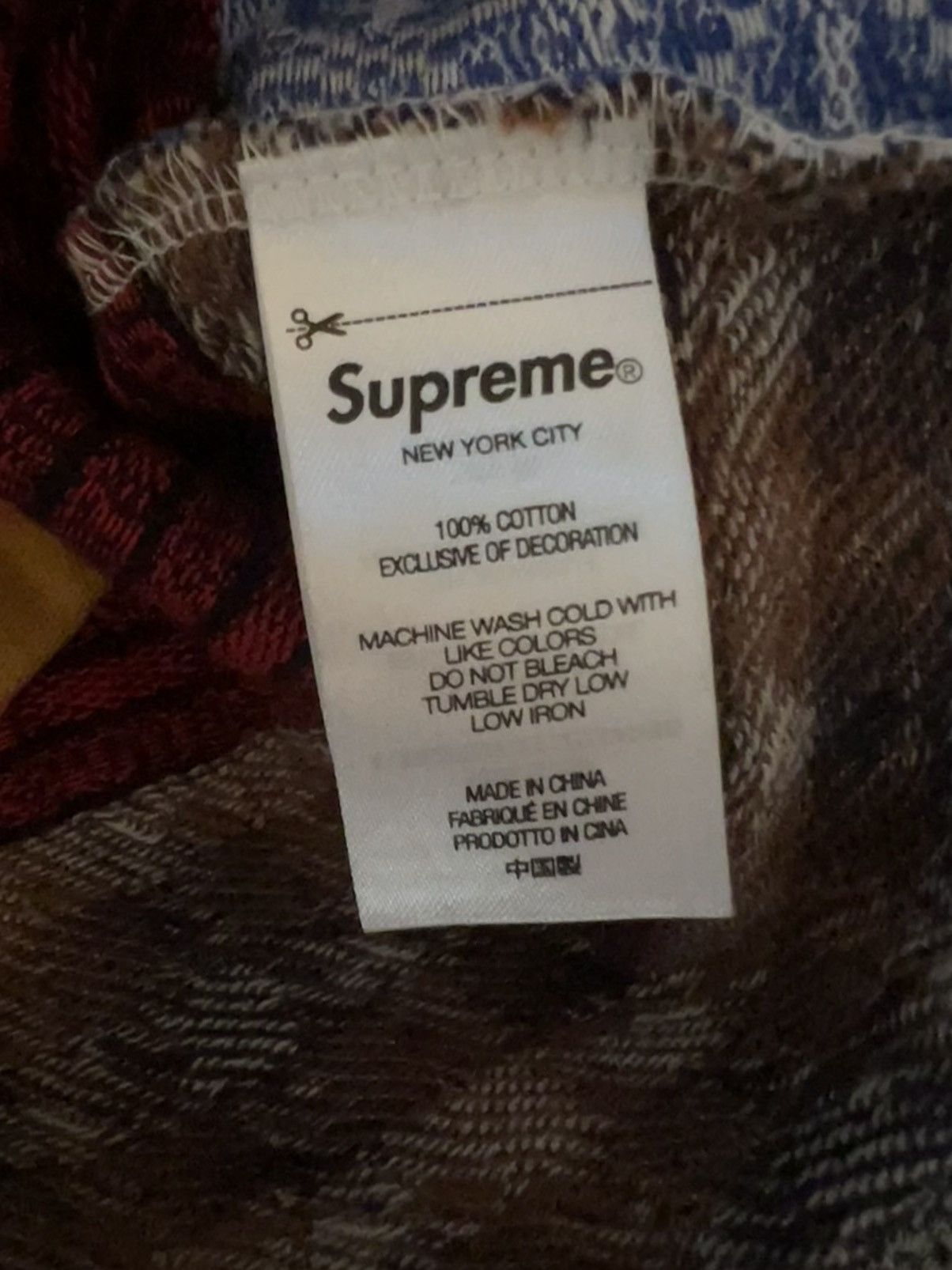 Supreme Supreme Patchwork Jacquard L/S Top Size US S / EU 44-46 / 1 - 4 Thumbnail