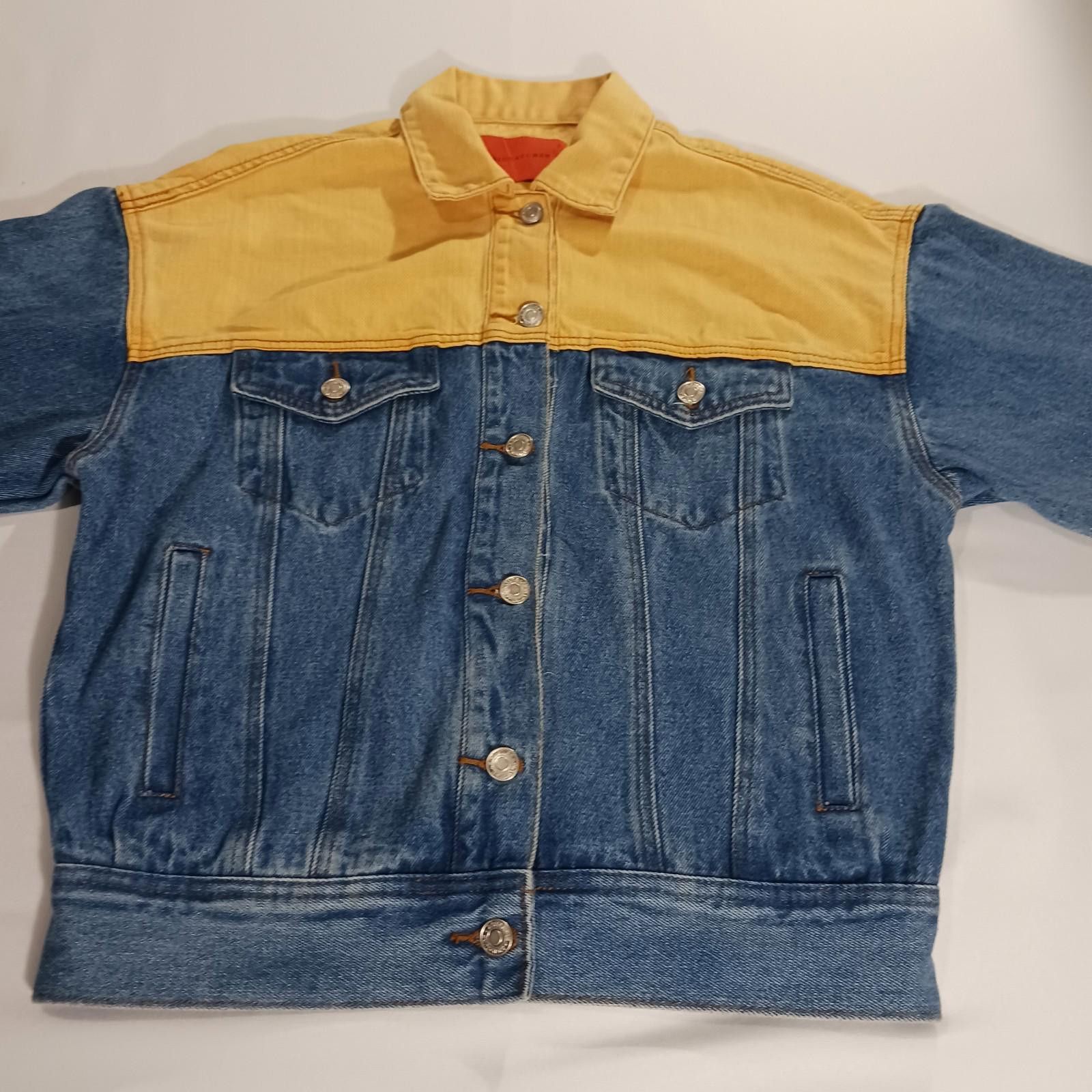 Kirkland Signature Signature 8 Colorbloc S5600 Women Blue Yellow Denim Jacket S Size S / US 4 / IT 40 - 10 Thumbnail