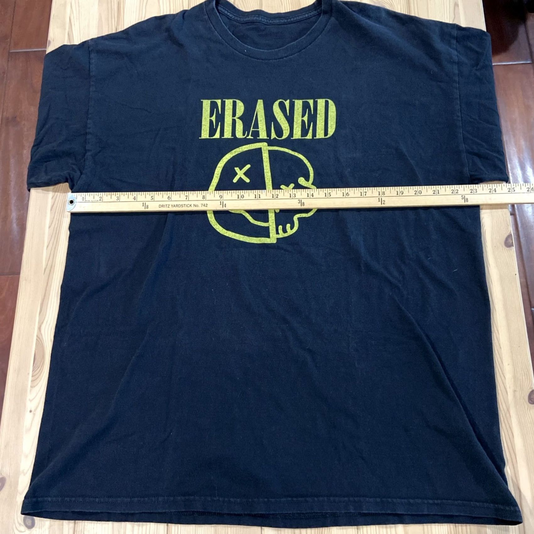 Erased Project Erased Project Black T Shirt Crewneck Nirvana 2XL Mens Shirt Short Sleeve Crew Neck Black 2XL Size US XXL / EU 58 / 5 - 6 Thumbnail