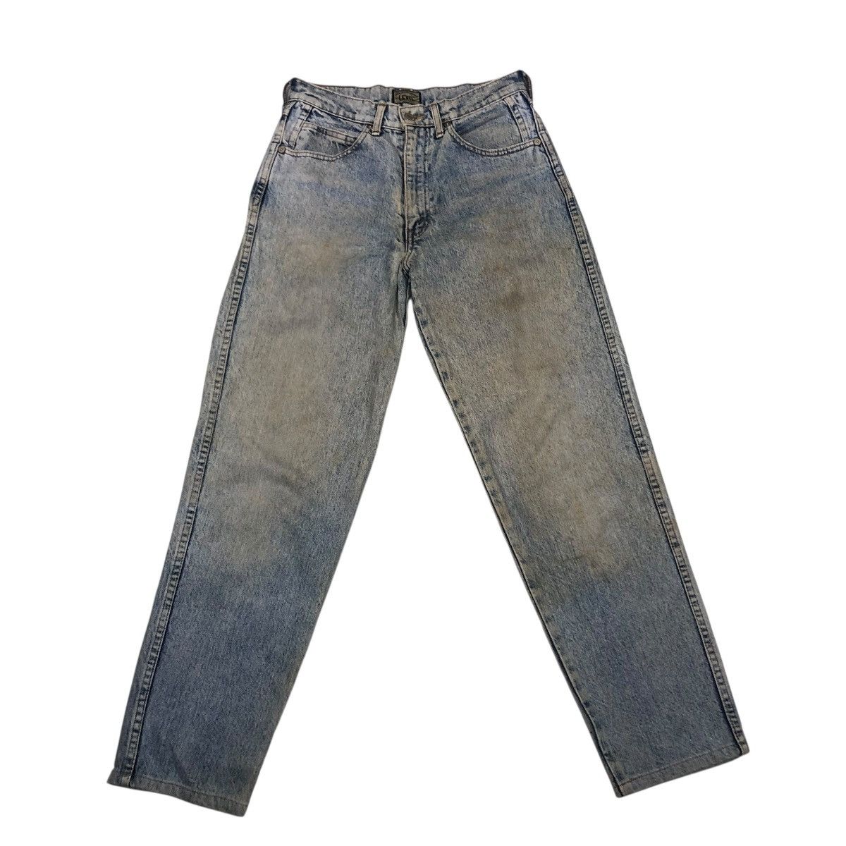 Levi's 🔥VINTAGE ACID WASH DESIGN LEVIS DENIM STRAIGHT CUT Size 28" / US 6 / IT 42 - 1 Thumbnail