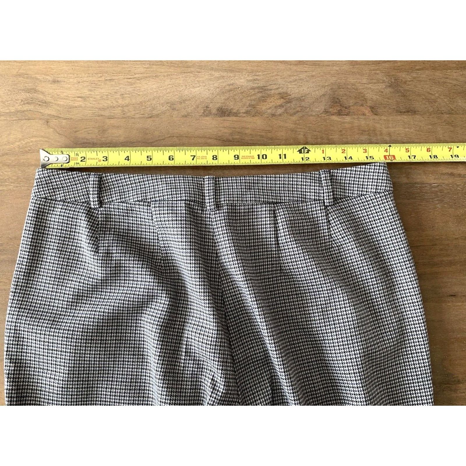 Marks & Spencer Marks & Spencer M&S Houndstooth Trousers Womens 31x24 Trousers Casual Formal Workwear 90s City London Womens Size 24" / US 00 / IT 34 - 6 Thumbnail