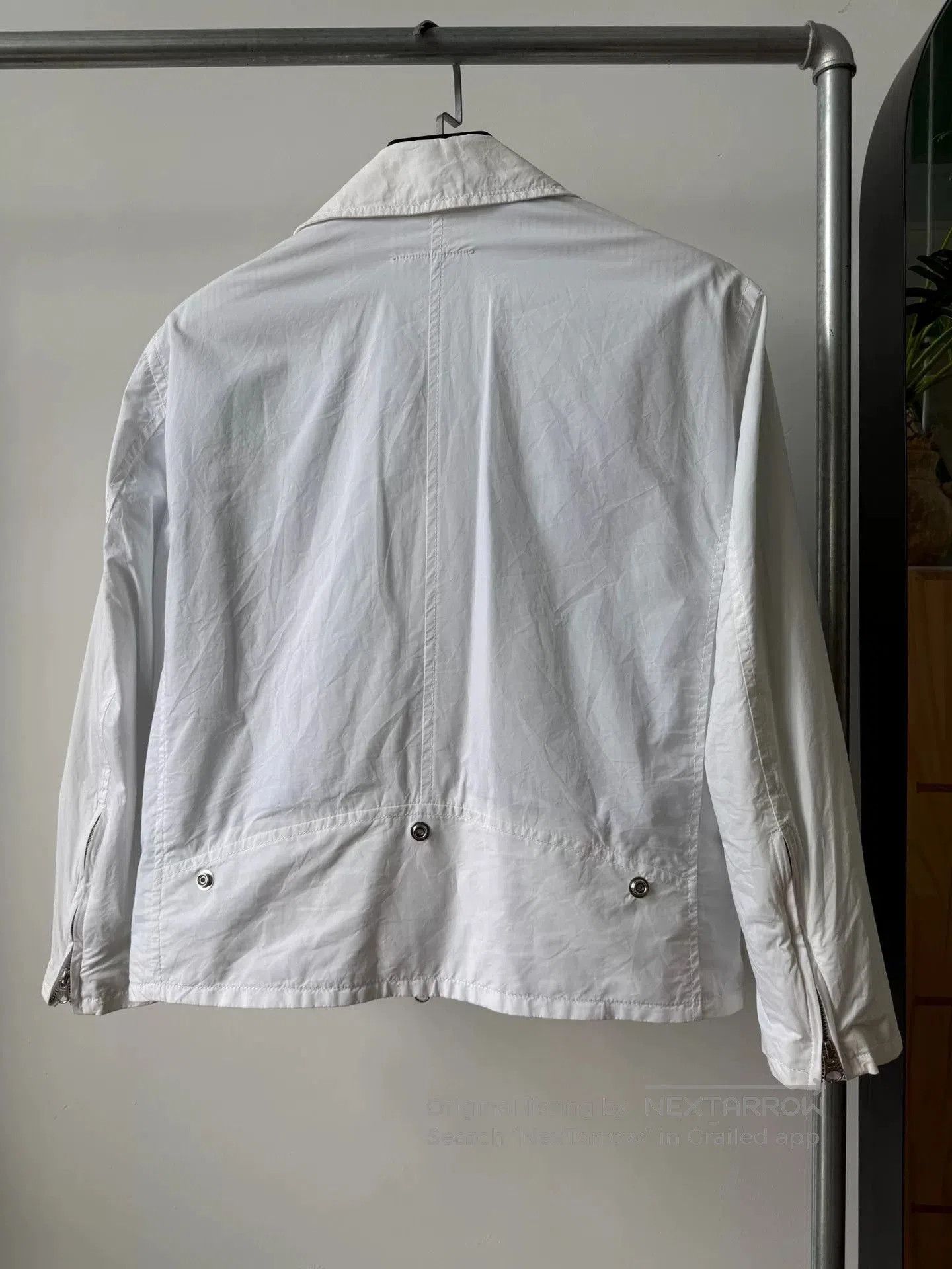 Maison Margiela Maison Margiela White Biker Jacket. Size US XXS / EU 40 - 2 Thumbnail