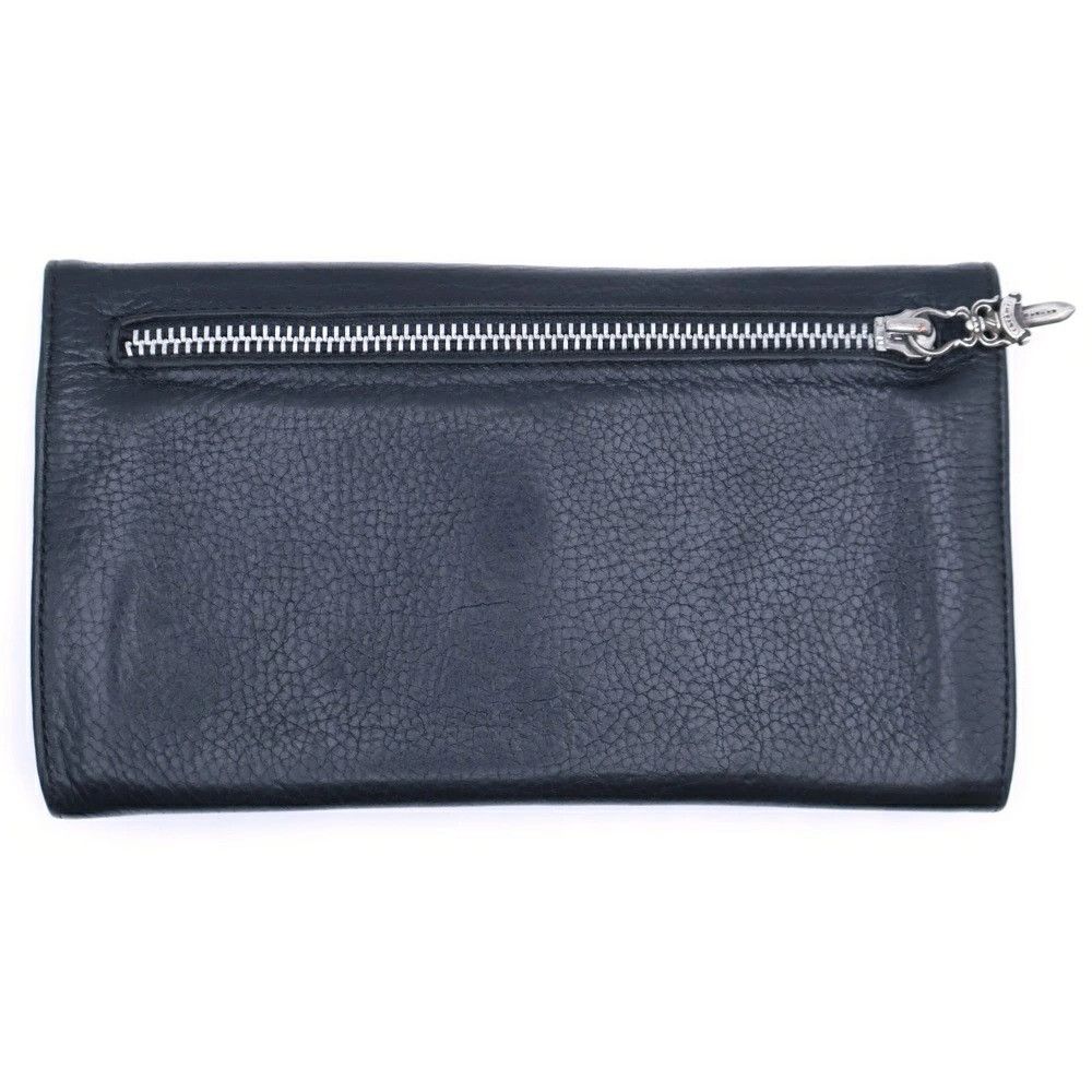 Chrome Hearts CHROME HEARTS CROSS BUTTON LEATHER LONG WALLET Size ONE SIZE - 6 Thumbnail