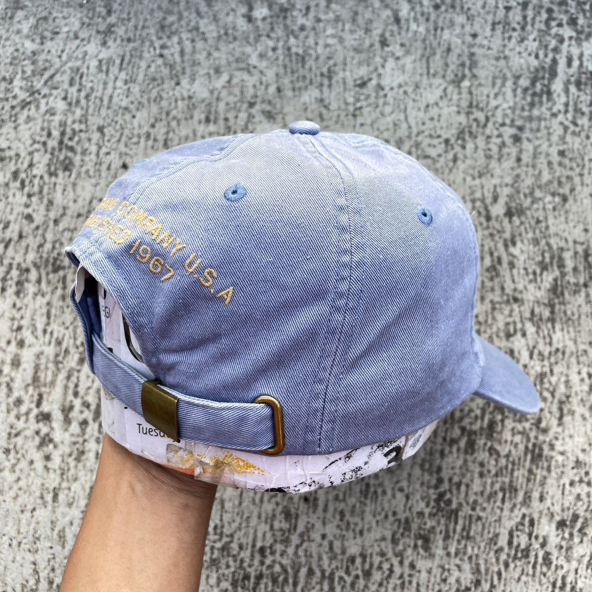 Polo Ralph Lauren Polo Jeans RL 67 American Flag Dad Hat Size ONE SIZE - 7 Thumbnail