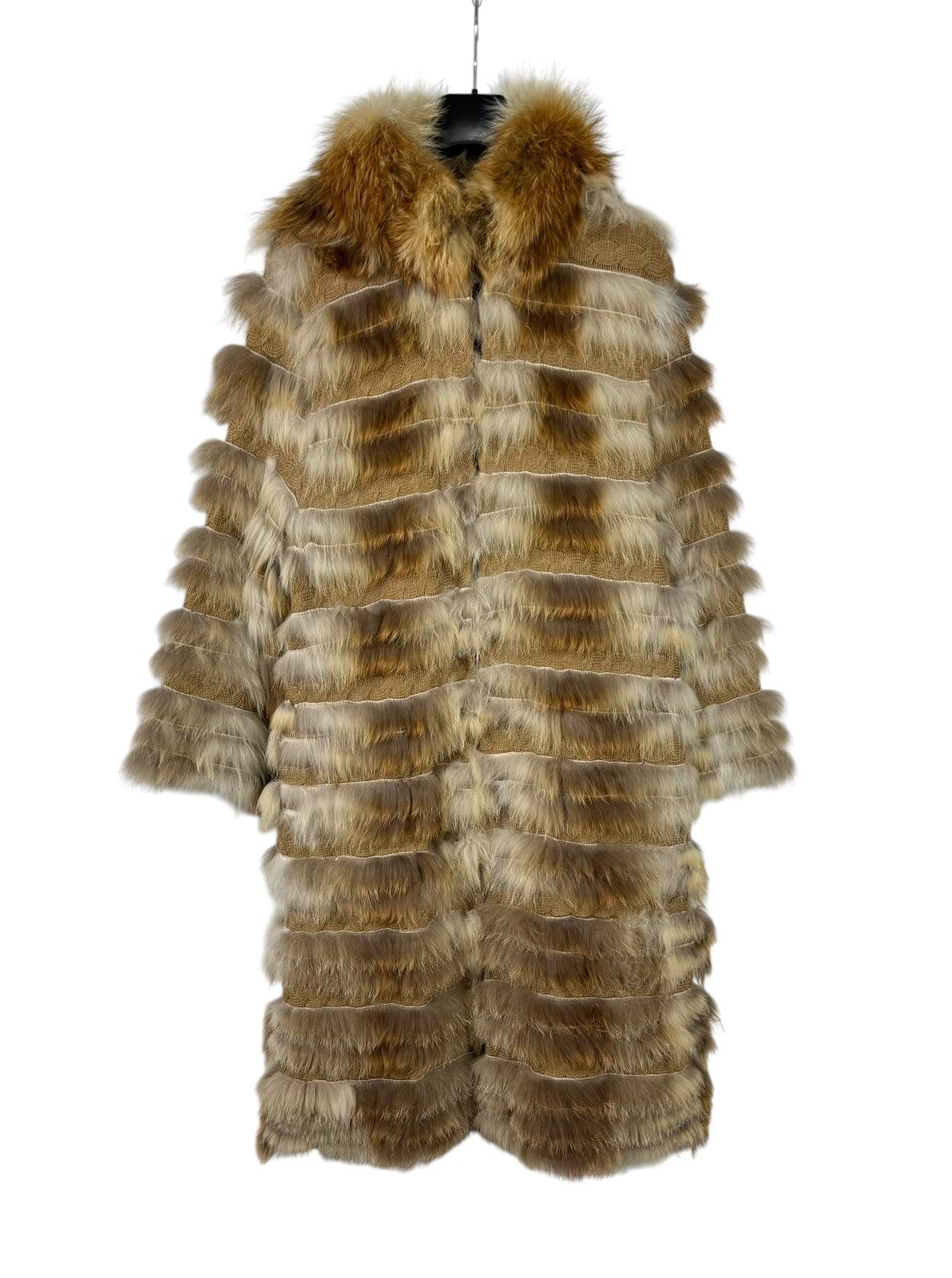 Giorgio Brato Giorgio Brato Fur Real Coat Silk Trim size 42 Size M / US 6-8 / IT 42-44 - 10 Thumbnail