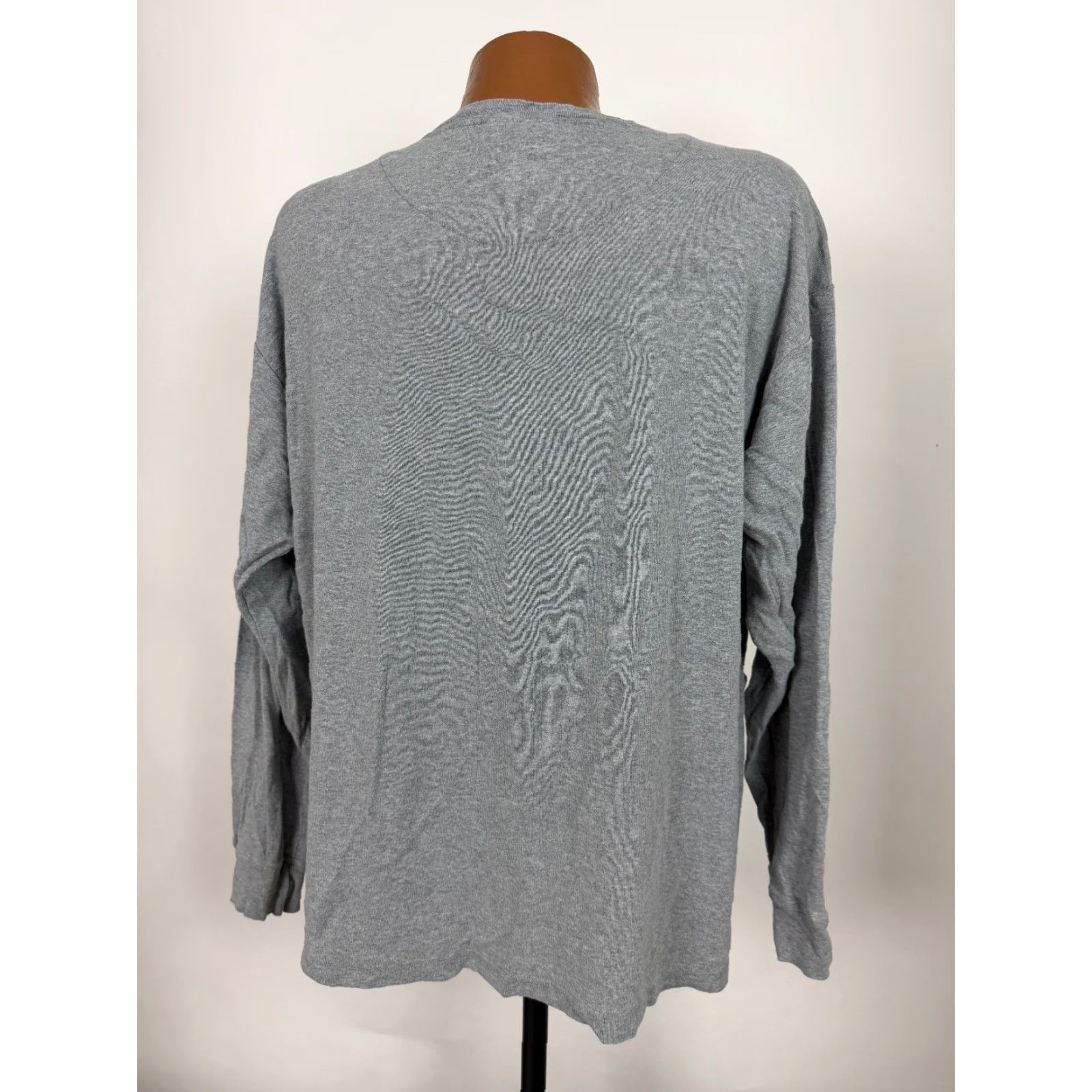 Club Room Vintage Club Room Henley Shirt XL Men Gray 90s Knit Cotton T-Shirt Hook Boxy Stretch Ribbed Outdoors Grunge Hipster 90s Size US XL / EU 56 / 4 - 7 Thumbnail