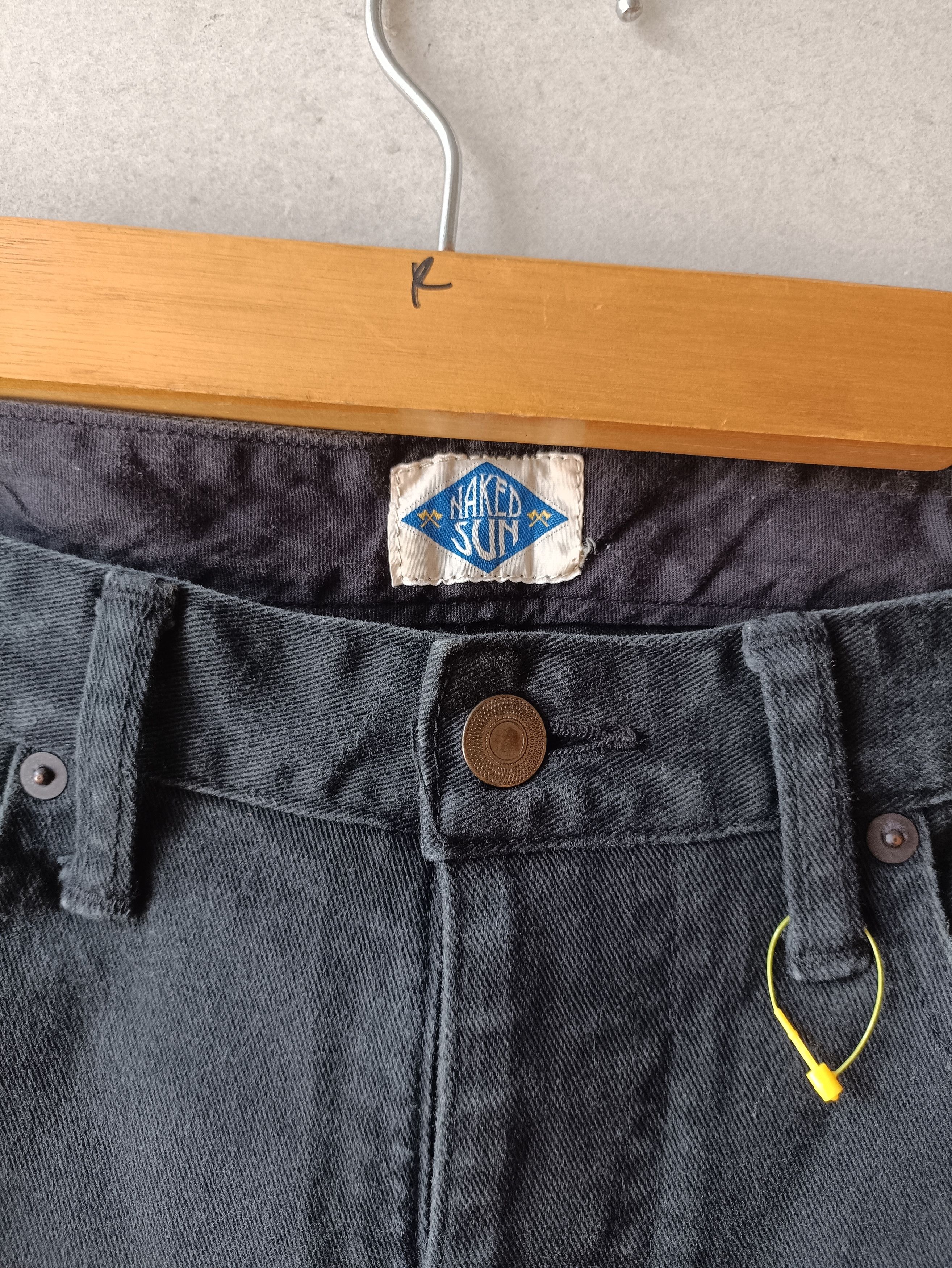 Japanese Brand Nakedsun Redline selvedge black denim pants Size US 30 / EU 46 - 5 Thumbnail
