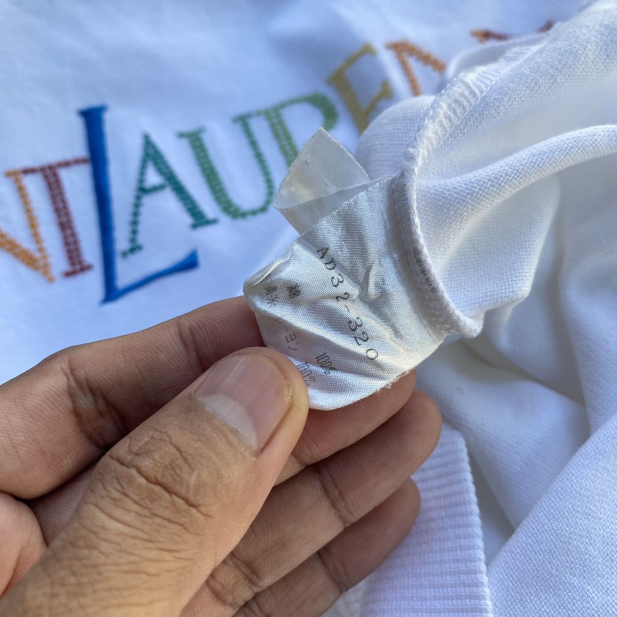 Yves Saint Laurent Vintage Yves Saint Laurent Sweatshirt Embroidery Spellout Size US S / EU 44-46 / 1 - 14 Thumbnail