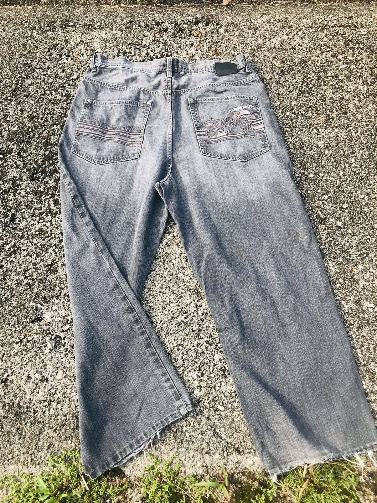 Ecko Unltd. × Vintage Vintage Y2K Ecko Unltd embroidered baggy jeans Size US 36 / EU 52 - 1 Thumbnail